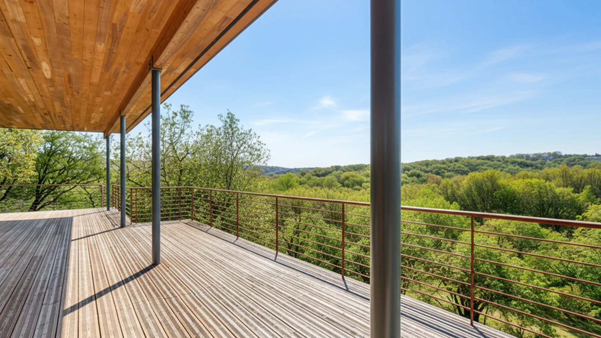 Contemporary Architect-Designed Wooden House with Expansive Terrace in Montignac - Image 2