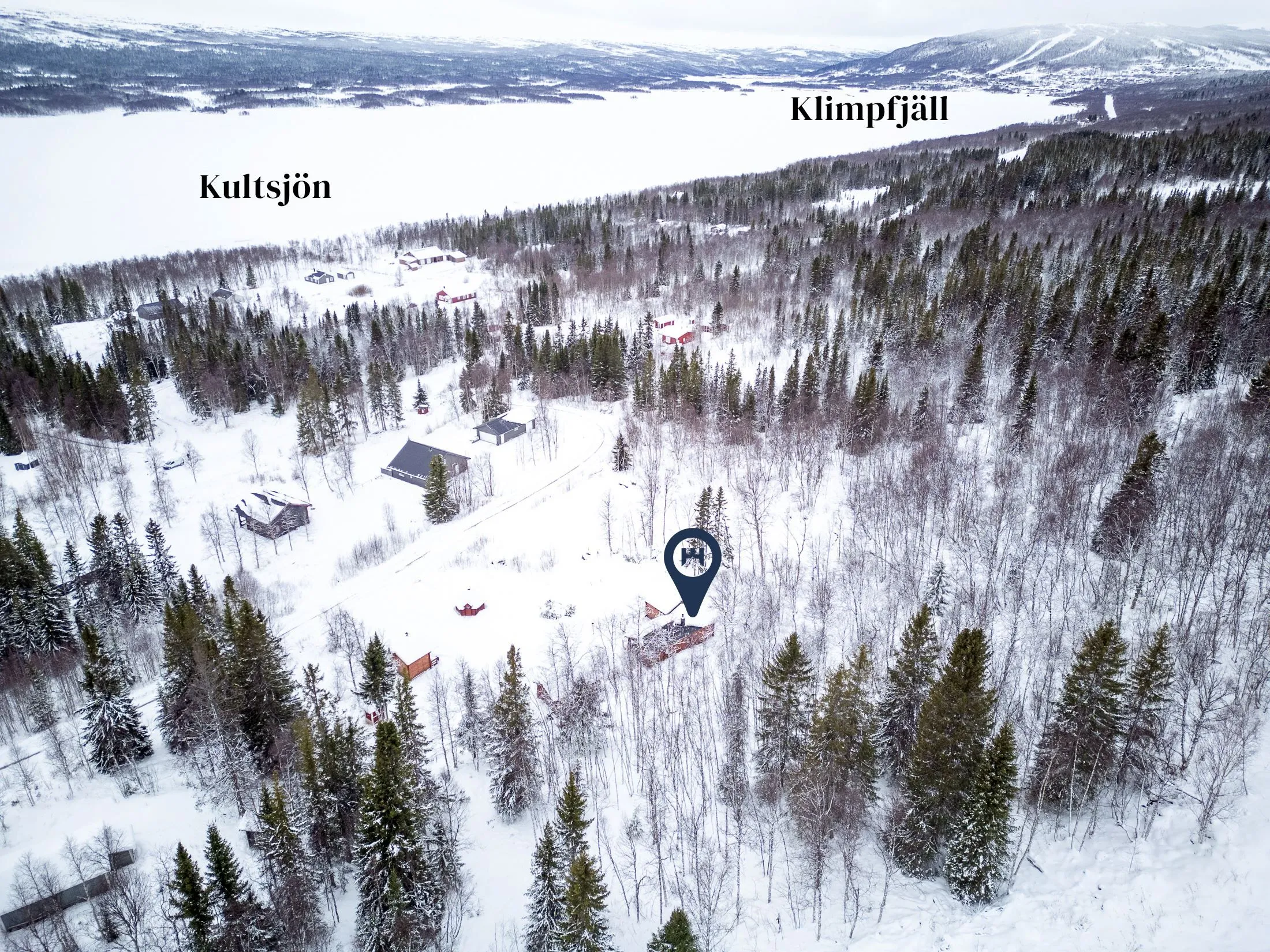 Kompakt 2010-hus med expansiv trädgård i Klimpfjäll, Sverige - Visa bild 17 av 19