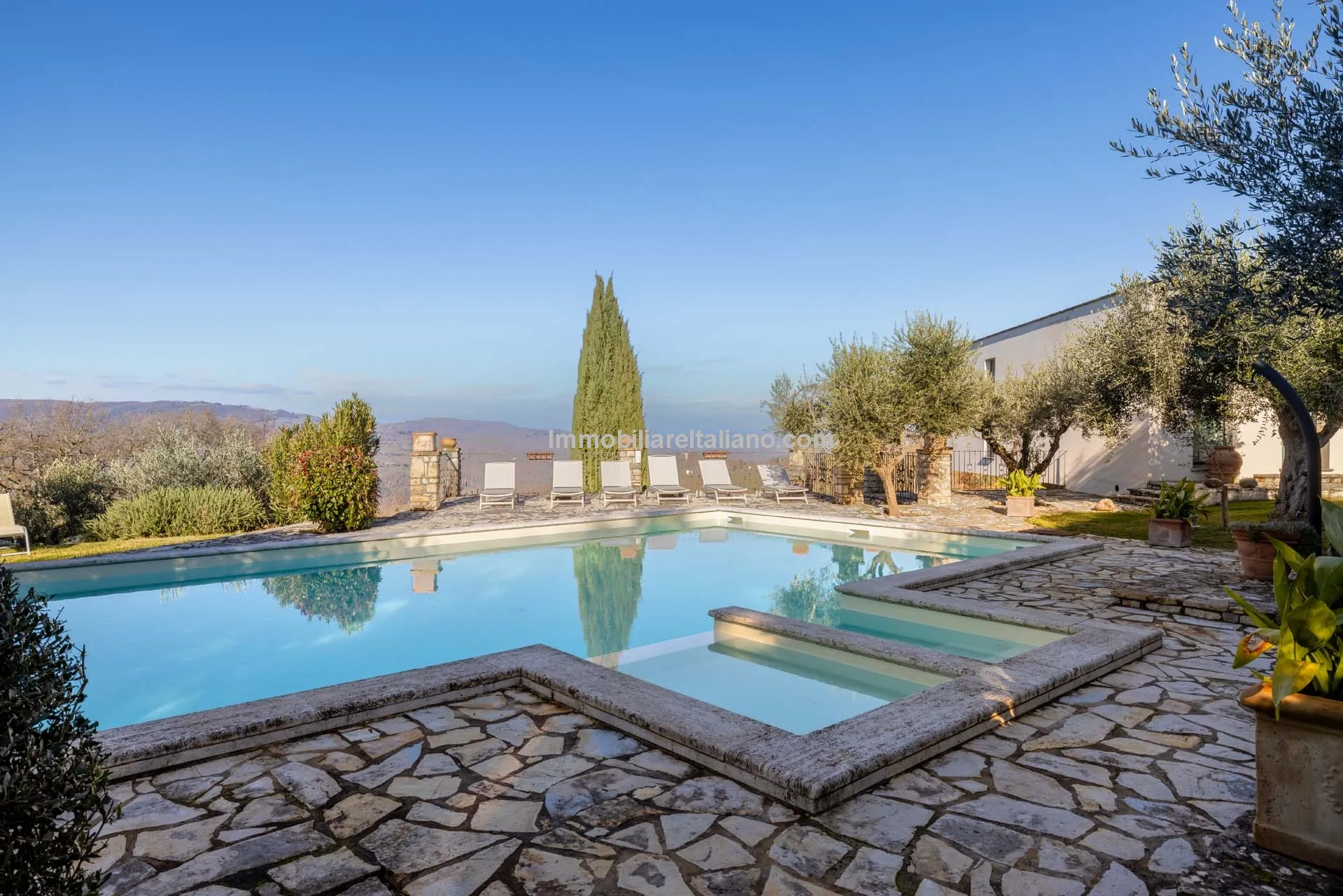 Contemporary 4-Bedroom Villa with Pool and Gardens in Scenic Todi, Umbria - View image 7 of 72