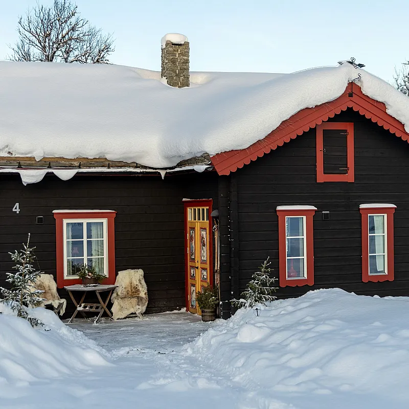 Modern 2-Bedroom House with Expansive Garden in Funäsdalen, Sweden