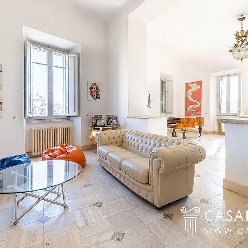 Elegant 1800s Grottammare Apartment with 3 Bedrooms and Historical Charm