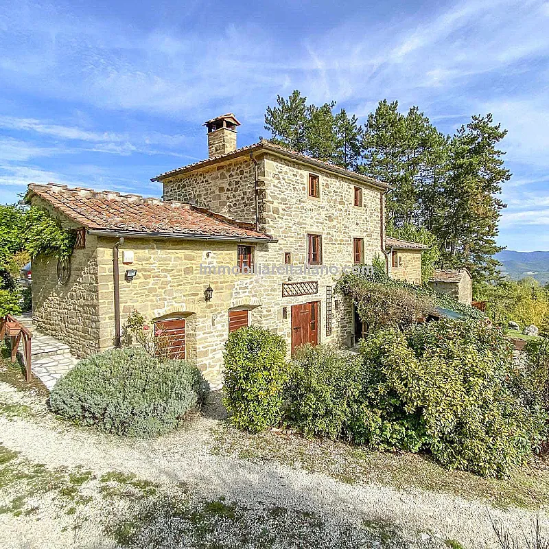 Restored Tuscan Farmhouse with Pool and Garden in Caprese Michelangelo