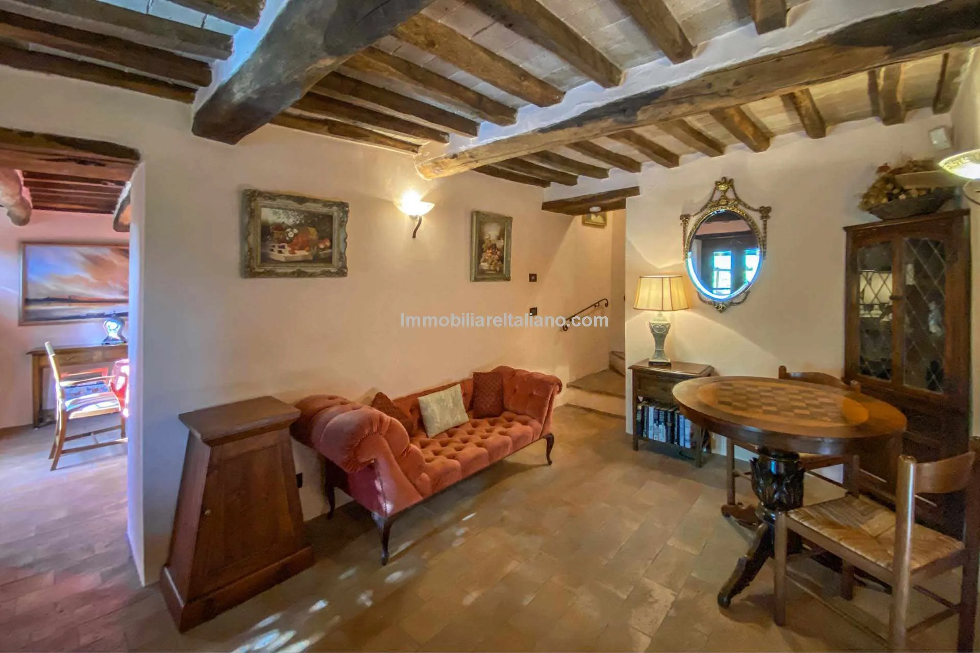 Restored Tuscan Farmhouse with Pool and Garden in Caprese Michelangelo - View image 55 of 89