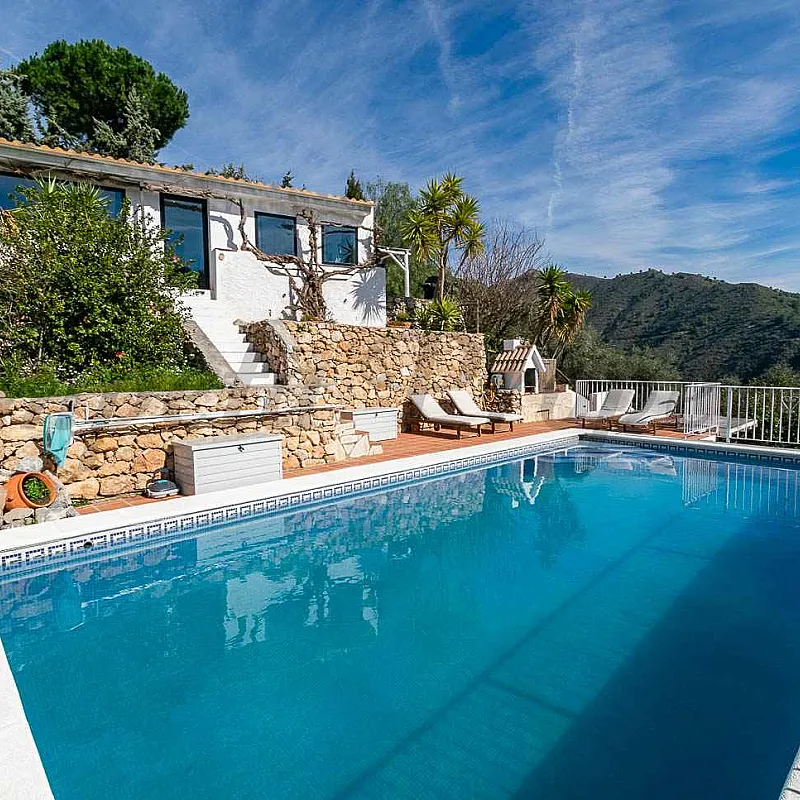 Andalusian Country House with Pool and Gardens in Cómpeta