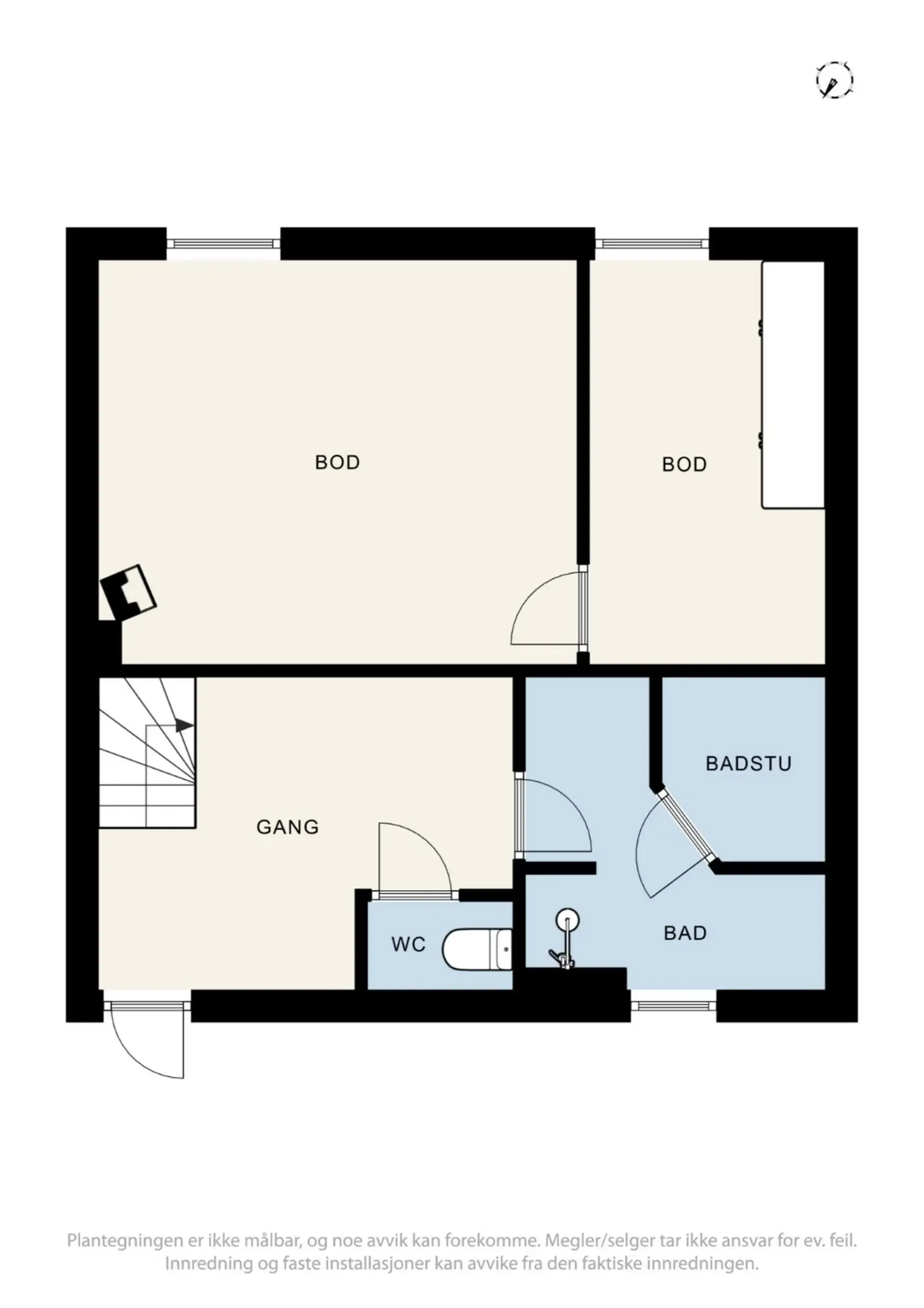 1970s Sandefjord Townhouse with 3 Bedrooms and Renovation Potential - View image 27 of 30