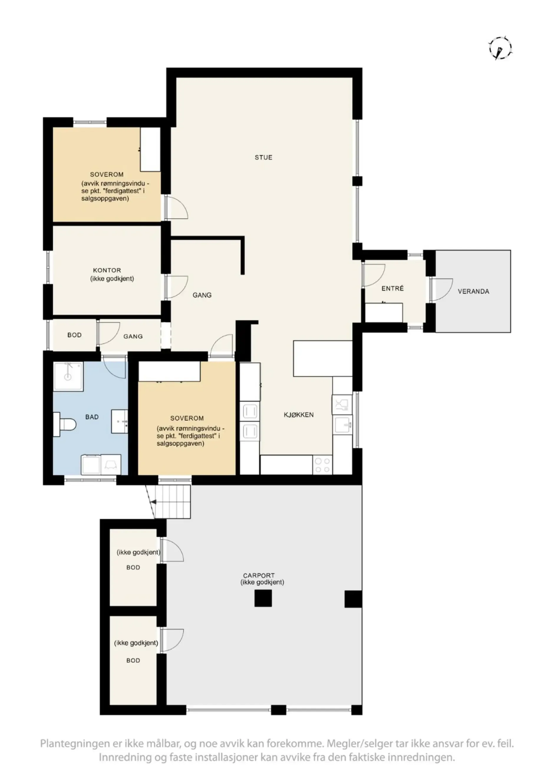 Spacious 1960s House in Heistad with Garden and Dual Kitchens - View image 22 of 35