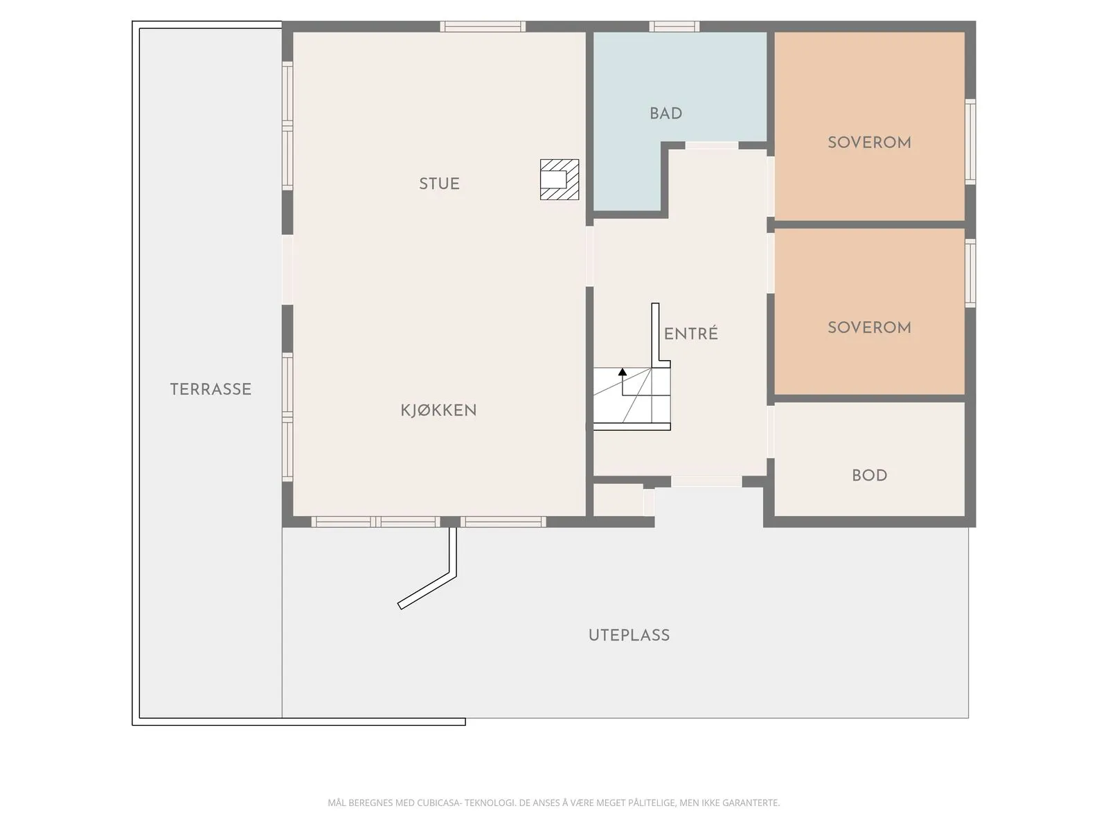 Modern 2-Bedroom Ski-in/Ski-out Cabin with Terrace in Norway - Image 4