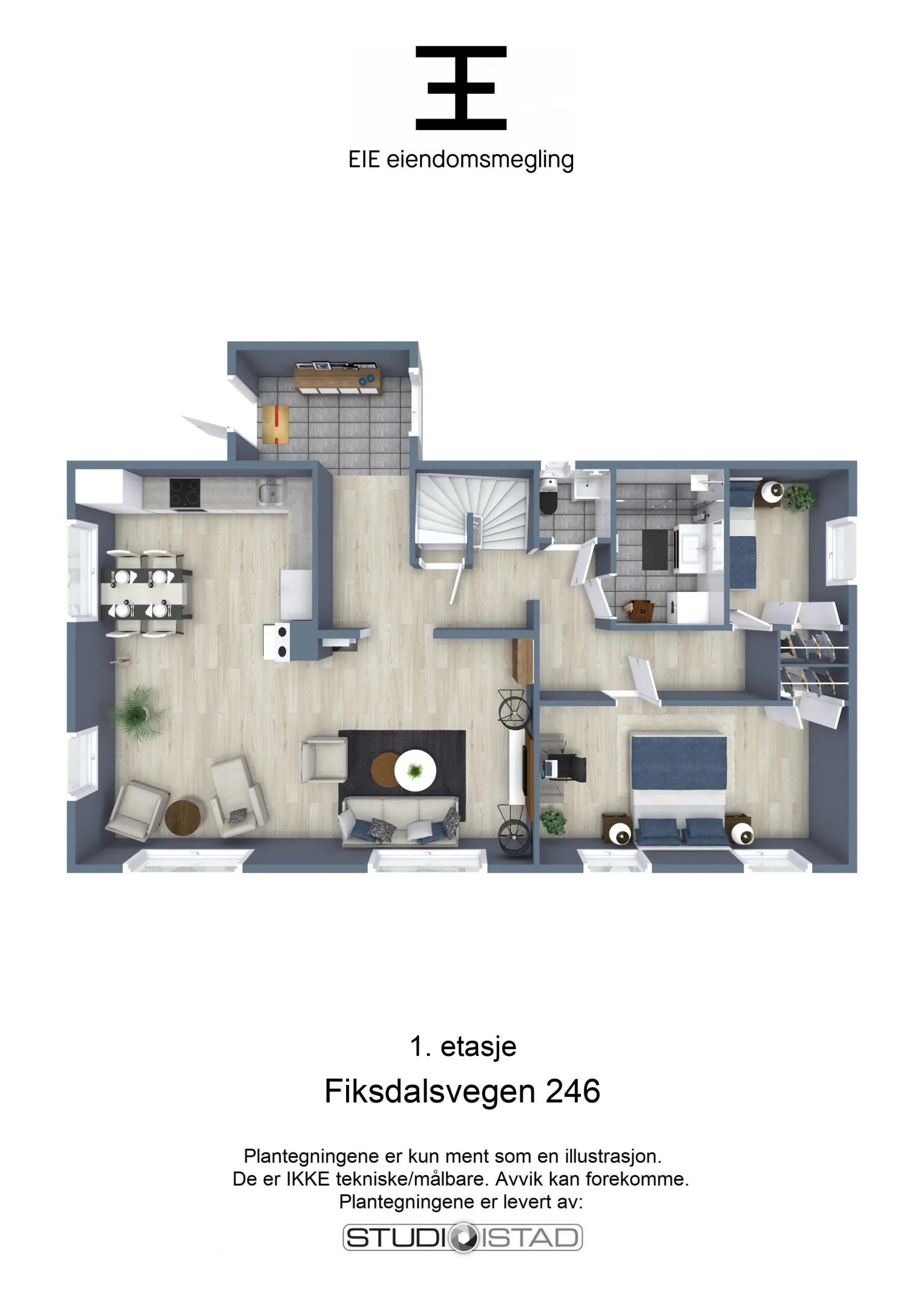 1950s 6-Bedroom House with Sea Views and Modern Upgrades in Fiksdal - View image 46 of 50