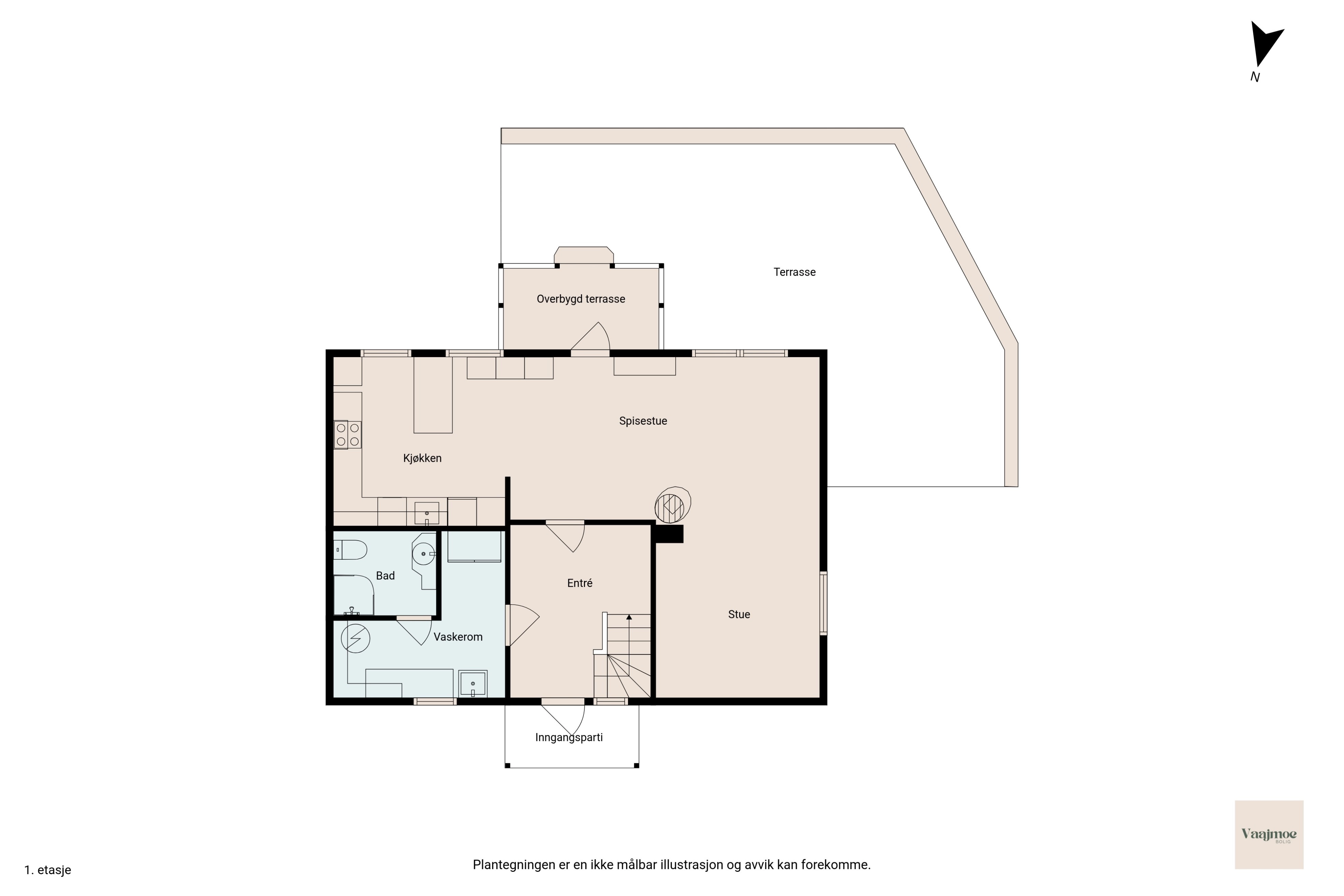 Casa familiar de 3 dormitorios con jardín y terraza en Mo i Rana - Image 3