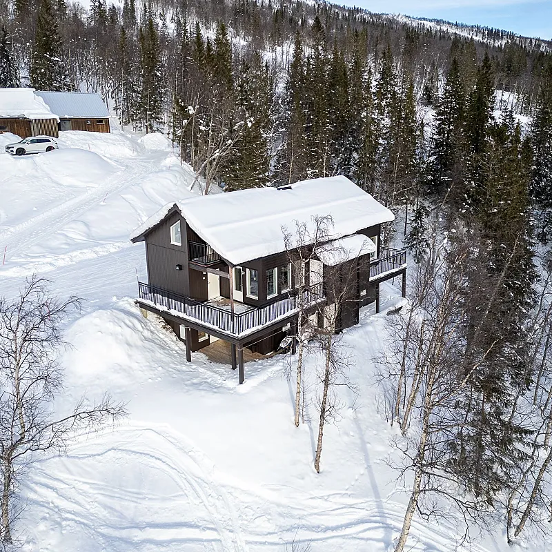 10-Bedroom Dual Living House in Kittelfjäll with Balcony and Parking