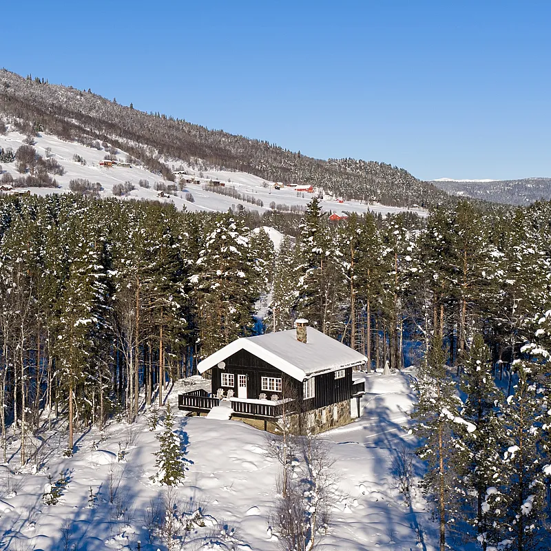 1940s Norwegian Cabin with Expansive Grounds in Geilo, Ideal for Skiing Enthusiasts