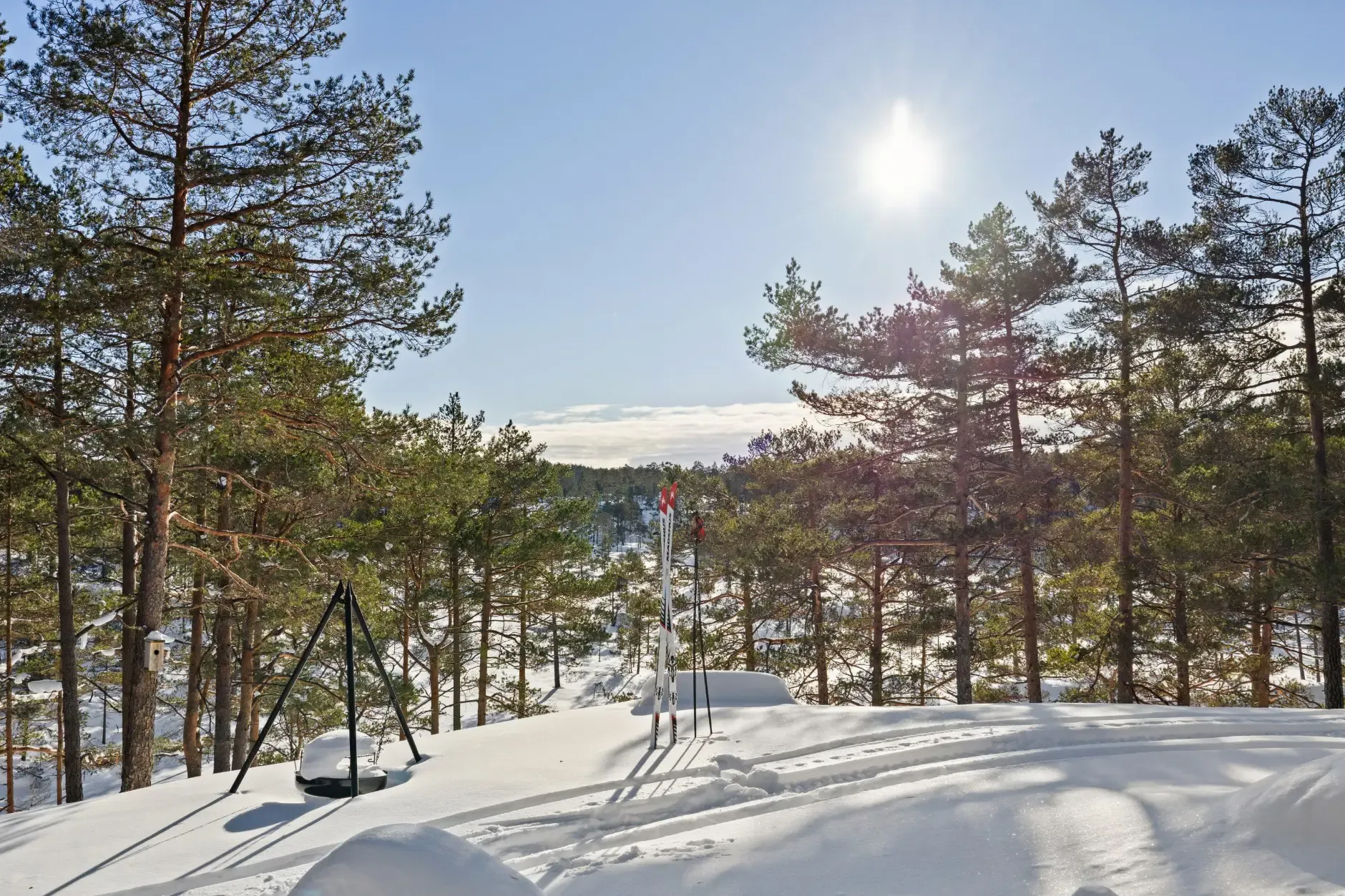 1970s Two-Bedroom Cabin with Terrace in Scenic Vennesla, Norway - View image 16 of 25