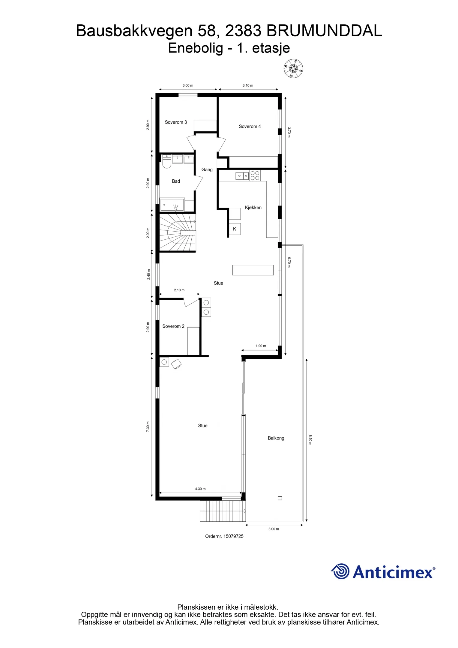 Spacious 4-Bedroom House with Expansive Garden in Family-Friendly Brumunddal - Image 5