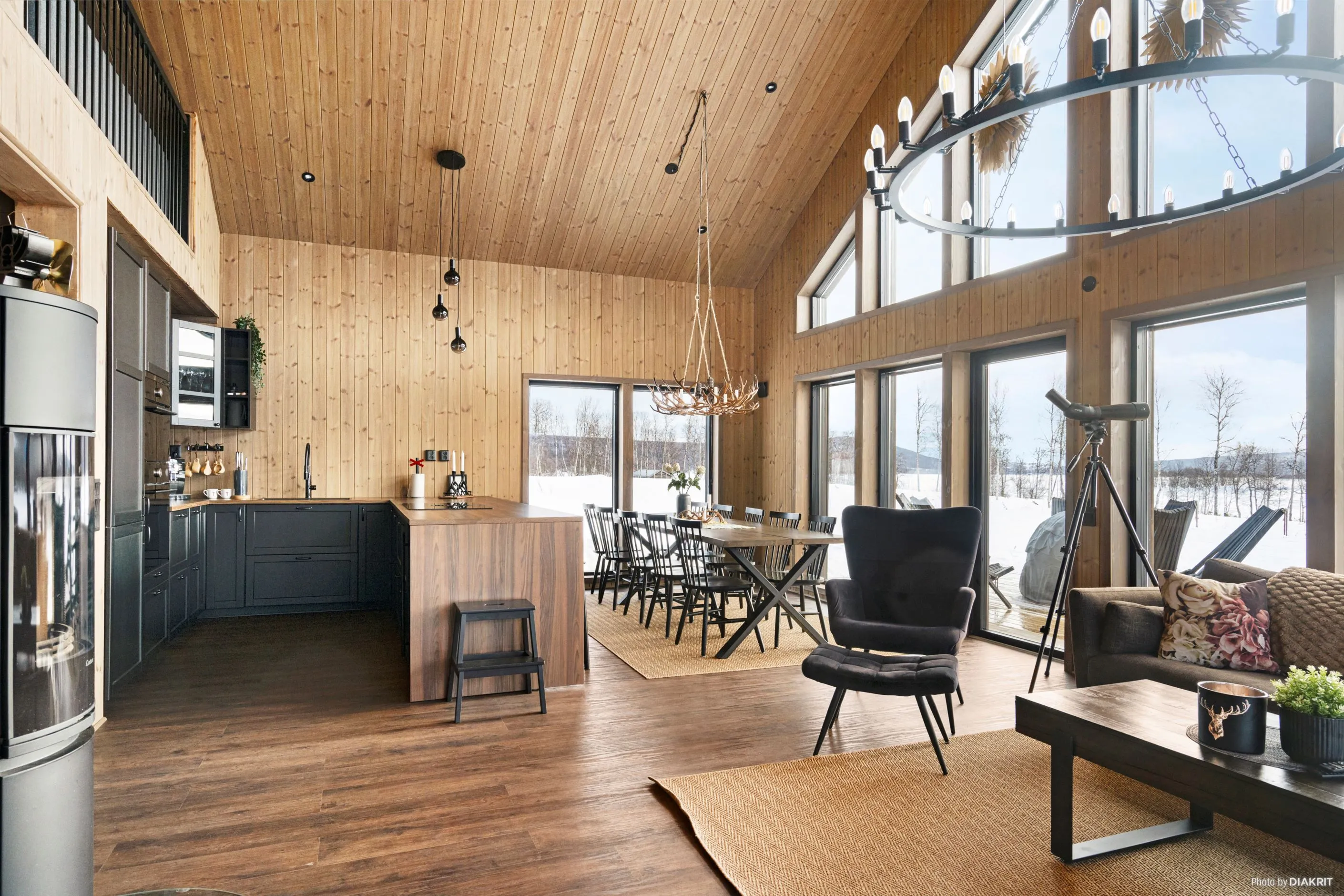 Contemporary 4-Bedroom Country House Near Kultsjön Lake, Klimpfjäll - Image 3