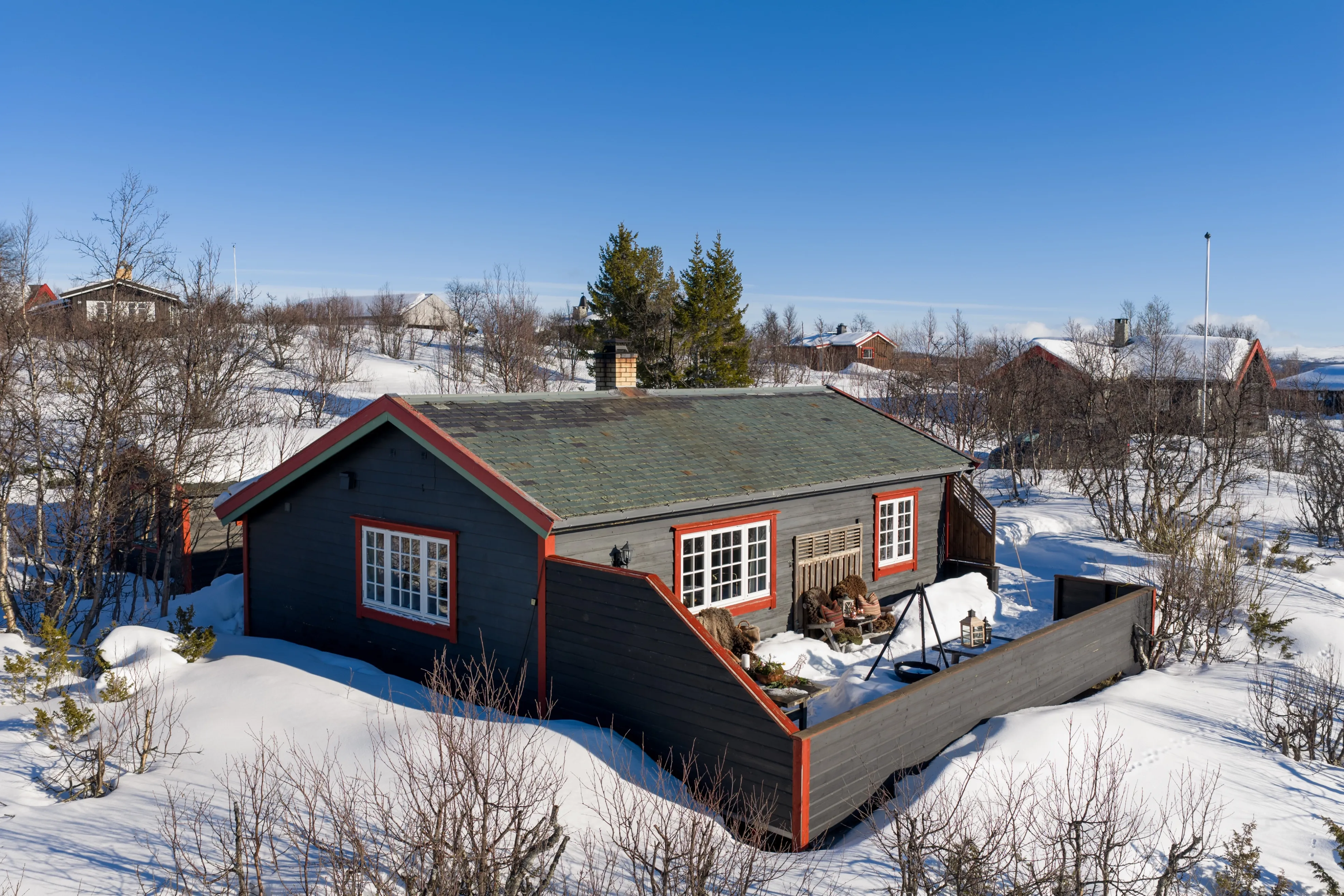 1960s Geilo Cabin with Expansive Terrace and Mountain Vistas - View image 24 of 28