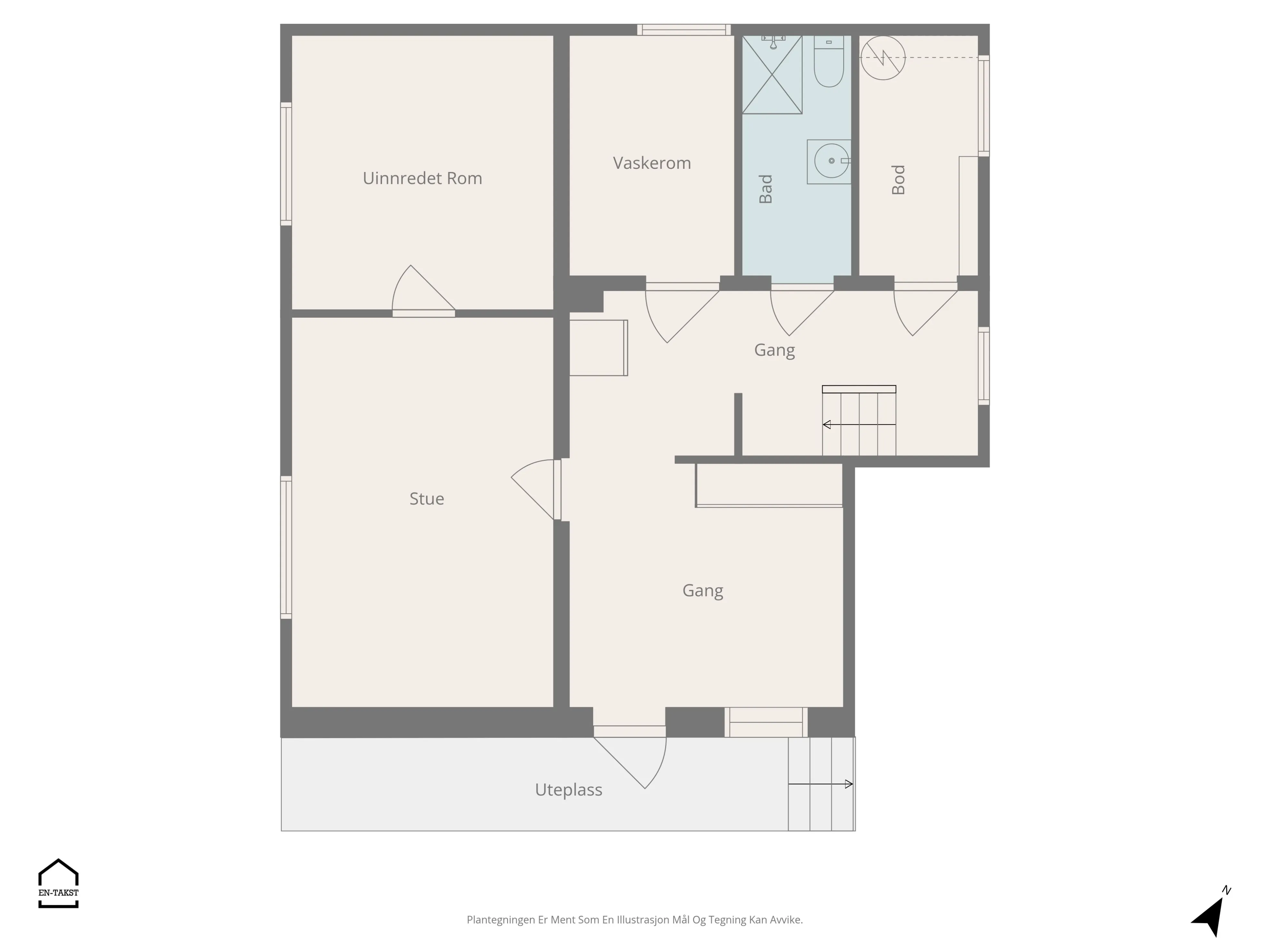 1960s Spacious 5-Bedroom House with Expansive Grounds in Fjørtoft, Norway - View image 49 of 51