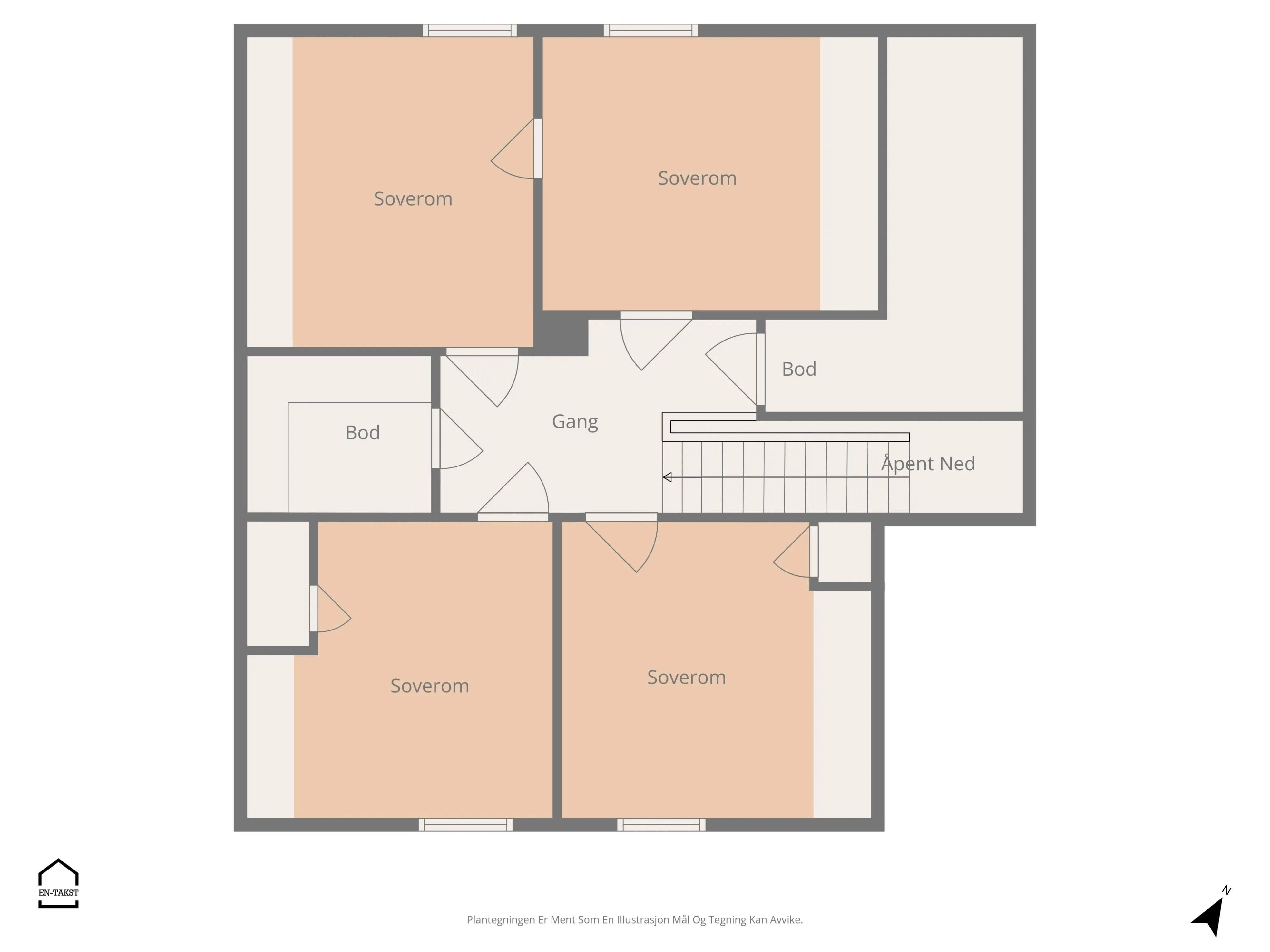 1960s Spacious 5-Bedroom House with Expansive Grounds in Fjørtoft, Norway - View image 51 of 51