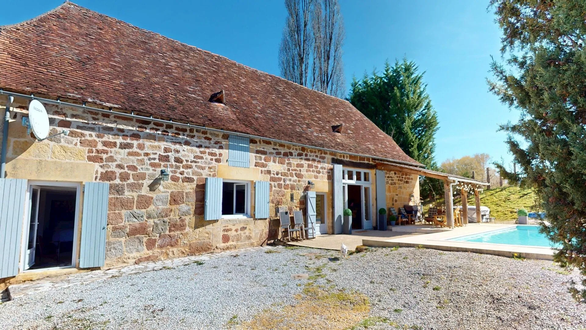 Spacious 4-Bedroom House with Pool and Guest House in Hautefort, France - View image 8 of 48