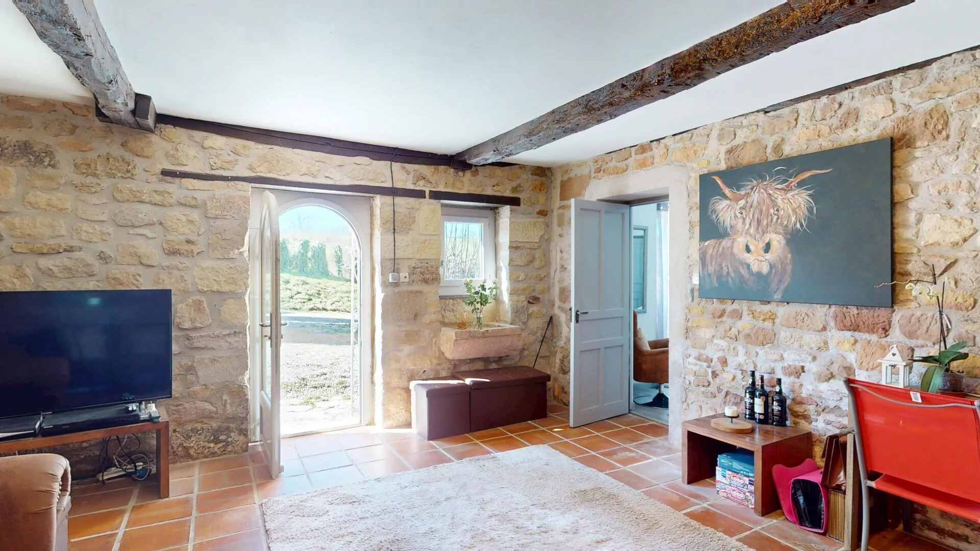 Spacious 4-Bedroom House with Pool and Guest House in Hautefort, France - View image 24 of 48