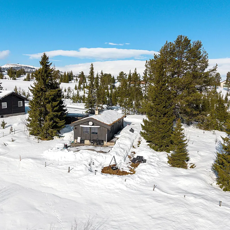 1970s Ski-In/Ski-Out Cabin in Gol with Terrace and Parking