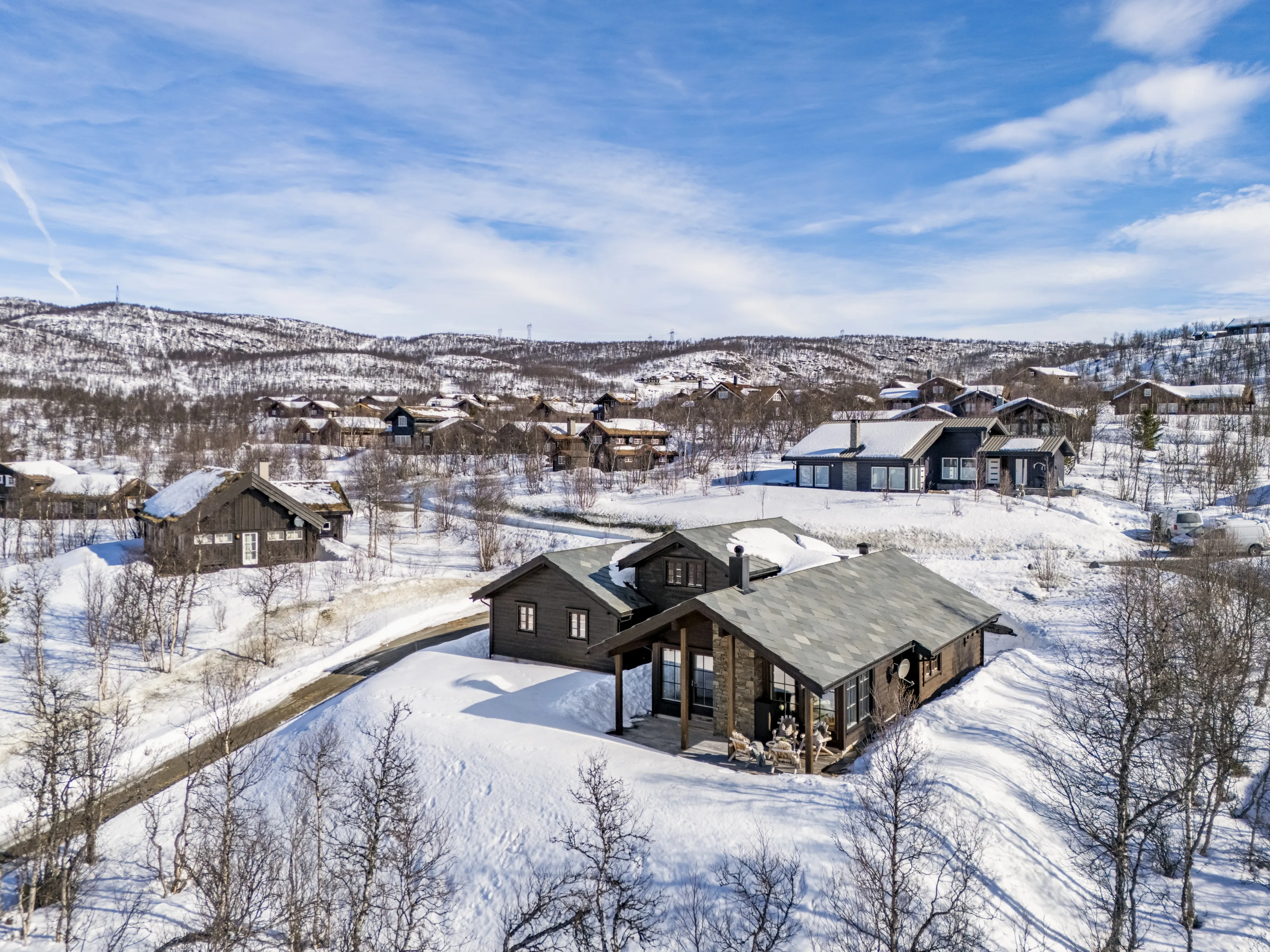 Contemporary 4-Bedroom Chalet with Sauna and Garden in Hol, Norway - Image 1