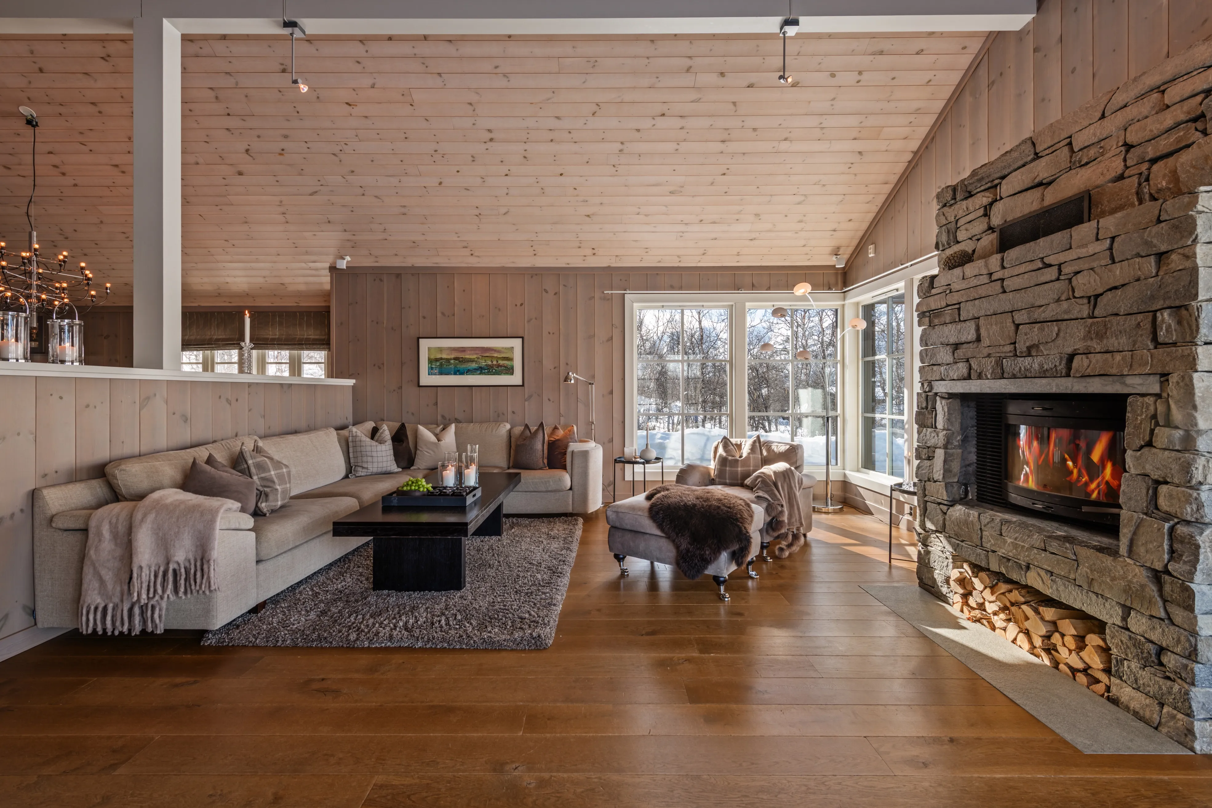 Contemporary 4-Bedroom Chalet with Sauna and Garden in Hol, Norway - View image 8 of 71