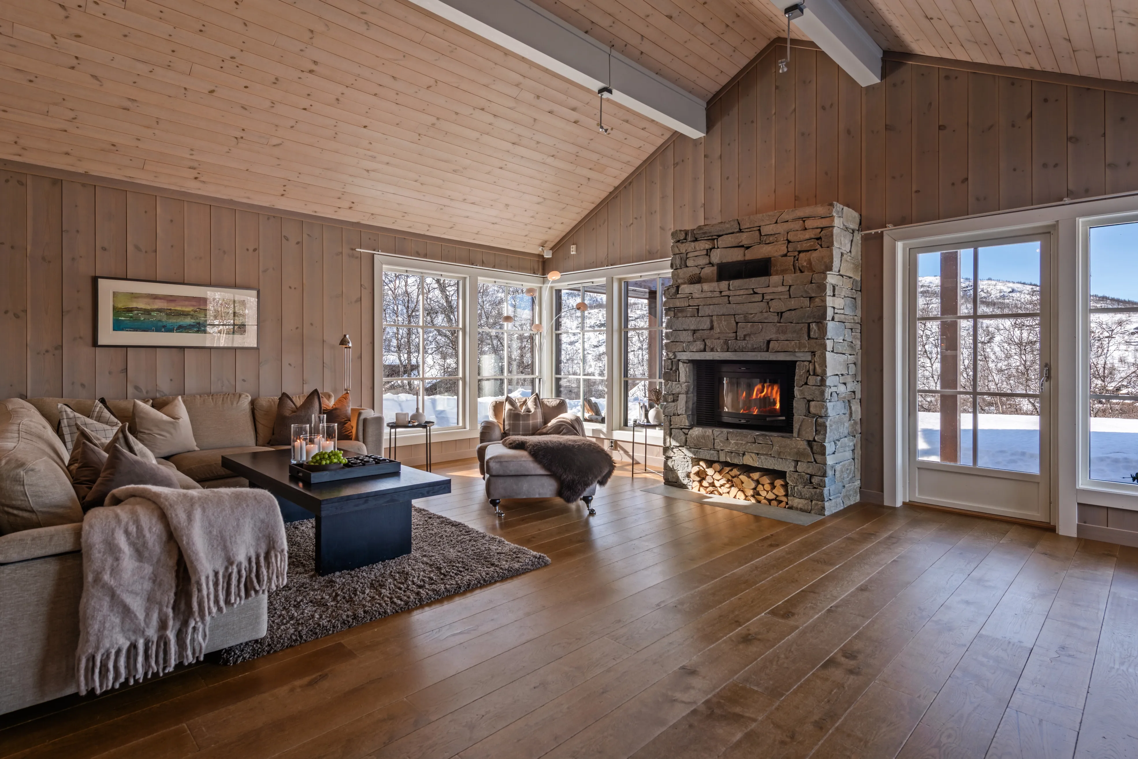 Contemporary 4-Bedroom Chalet with Sauna and Garden in Hol, Norway - View image 9 of 71