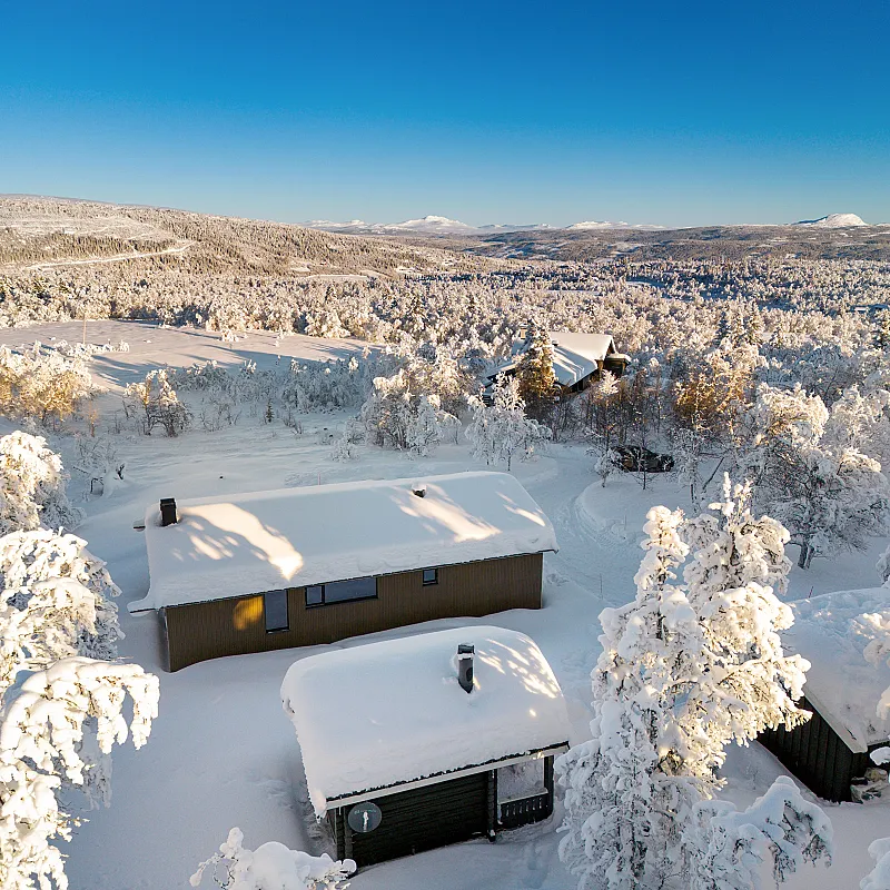 1960s Norwegian Retreat: Renovated 4-Bedroom Country House with Expansive Garden