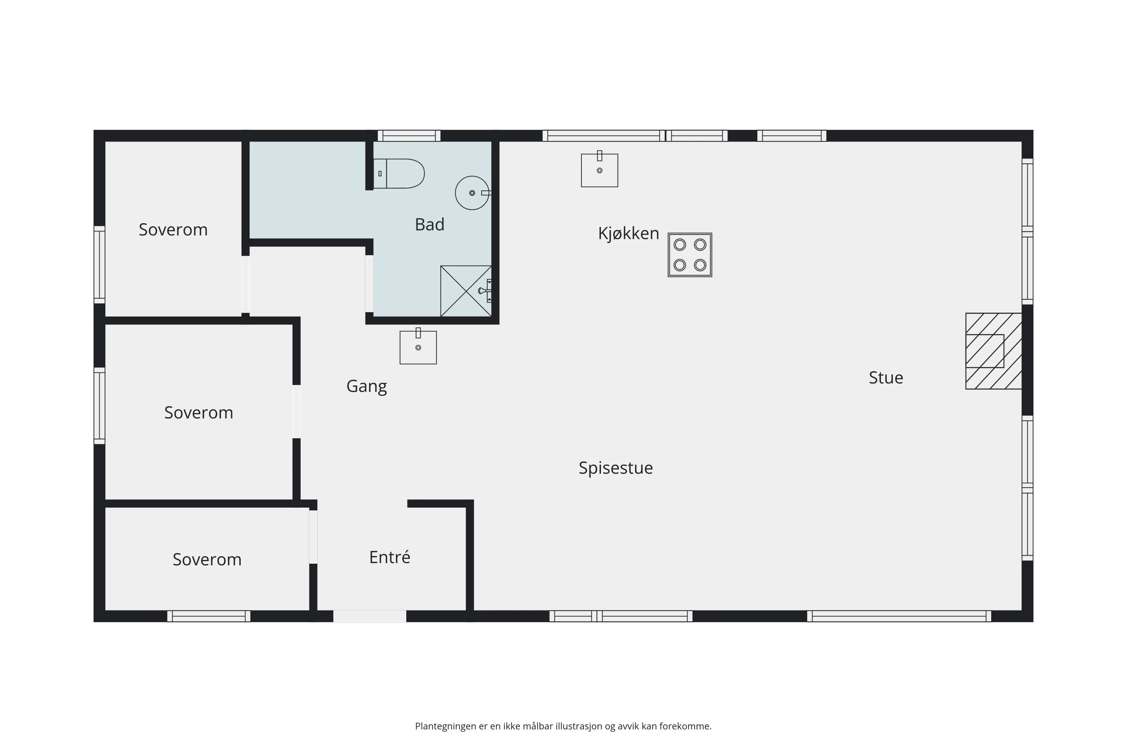 1960s Norwegian Retreat: Renovated 4-Bedroom Country House with Expansive Garden - View image 36 of 47