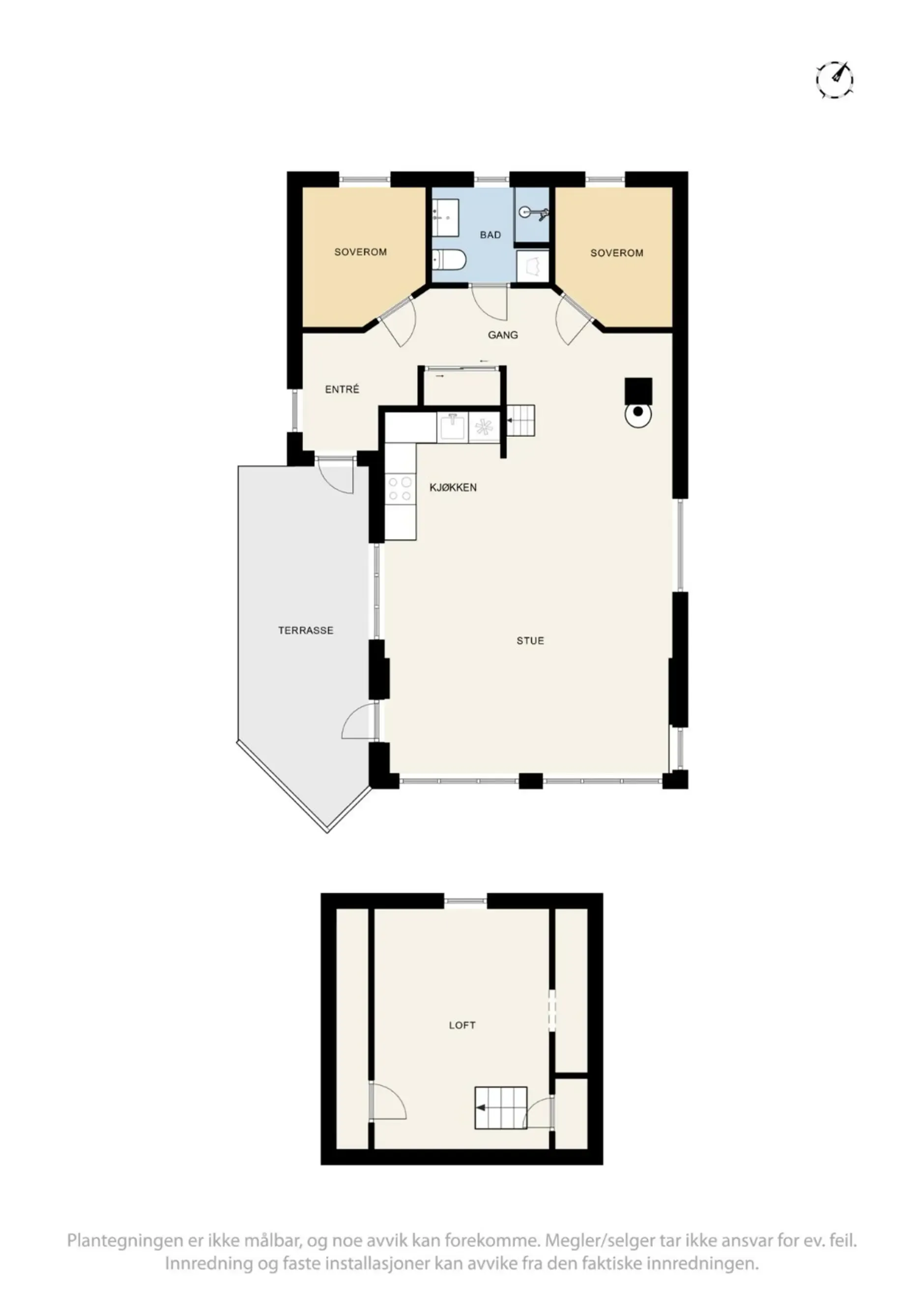 Norwegian Retreat: Modern 2-Bedroom Cabin with Terrace Near Ski Trails - View image 30 of 30