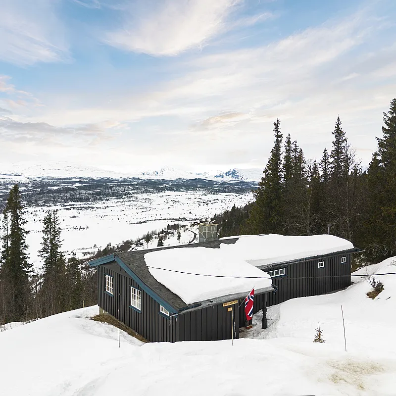 1960s Cabin with Garden and Terrace in Scenic Vestre Slidre, Norway