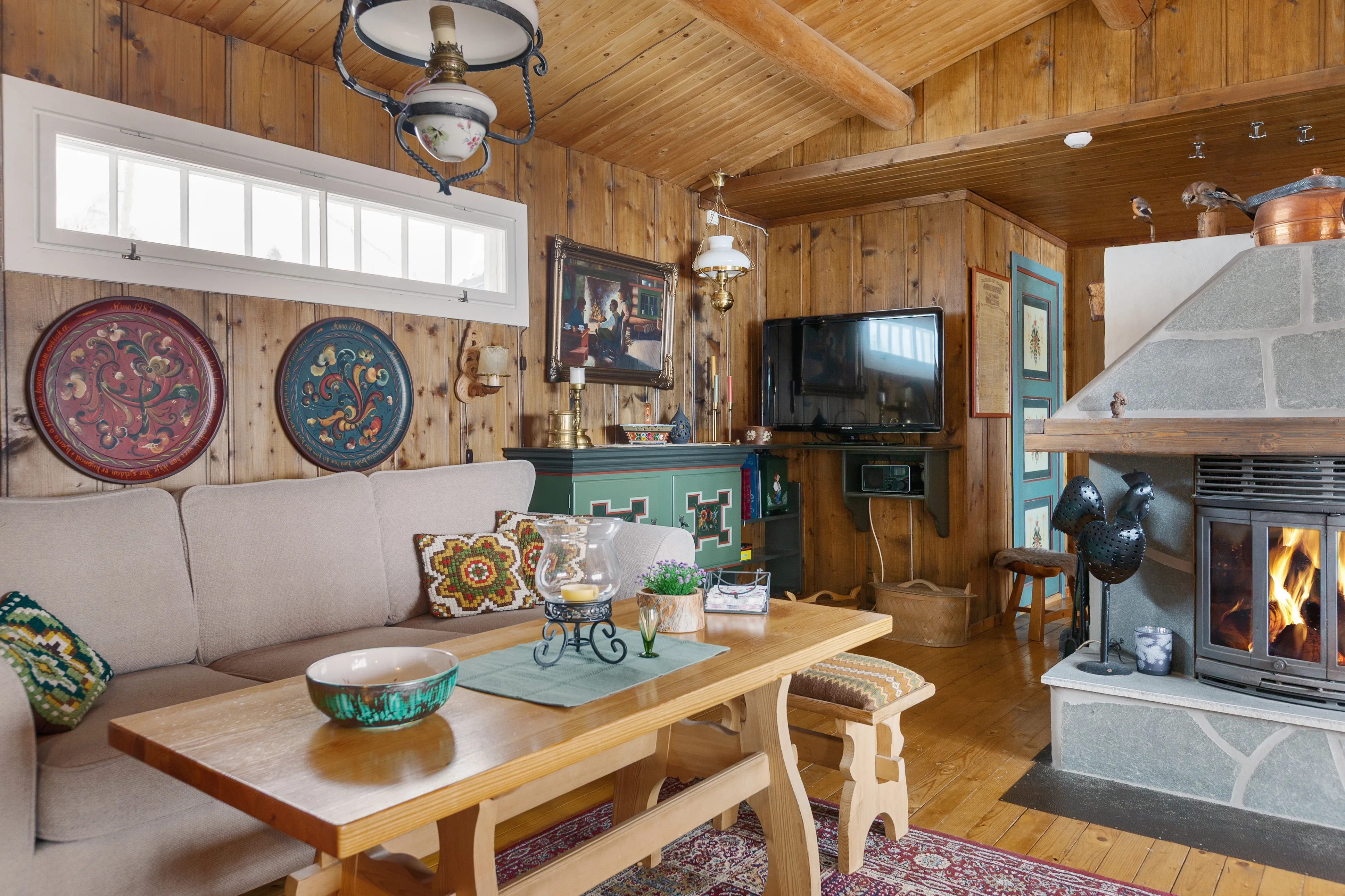 Hytte fra 1960-tallet med hage og terrasse i det naturskjønne Vestre Slidre, Norge - Vis bilde 6 av 24