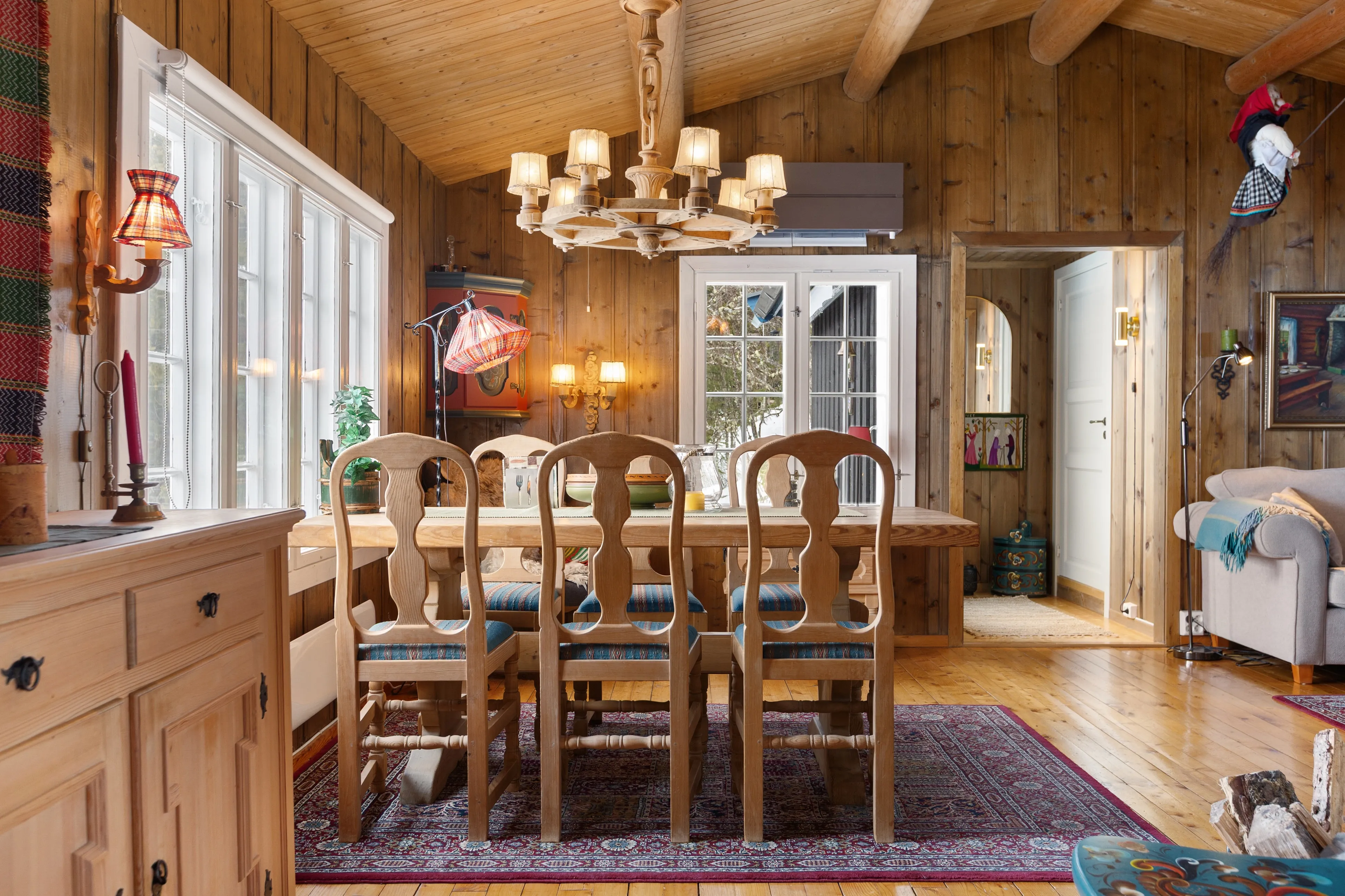 Hytte fra 1960-tallet med hage og terrasse i det naturskjønne Vestre Slidre, Norge - Vis bilde 8 av 24