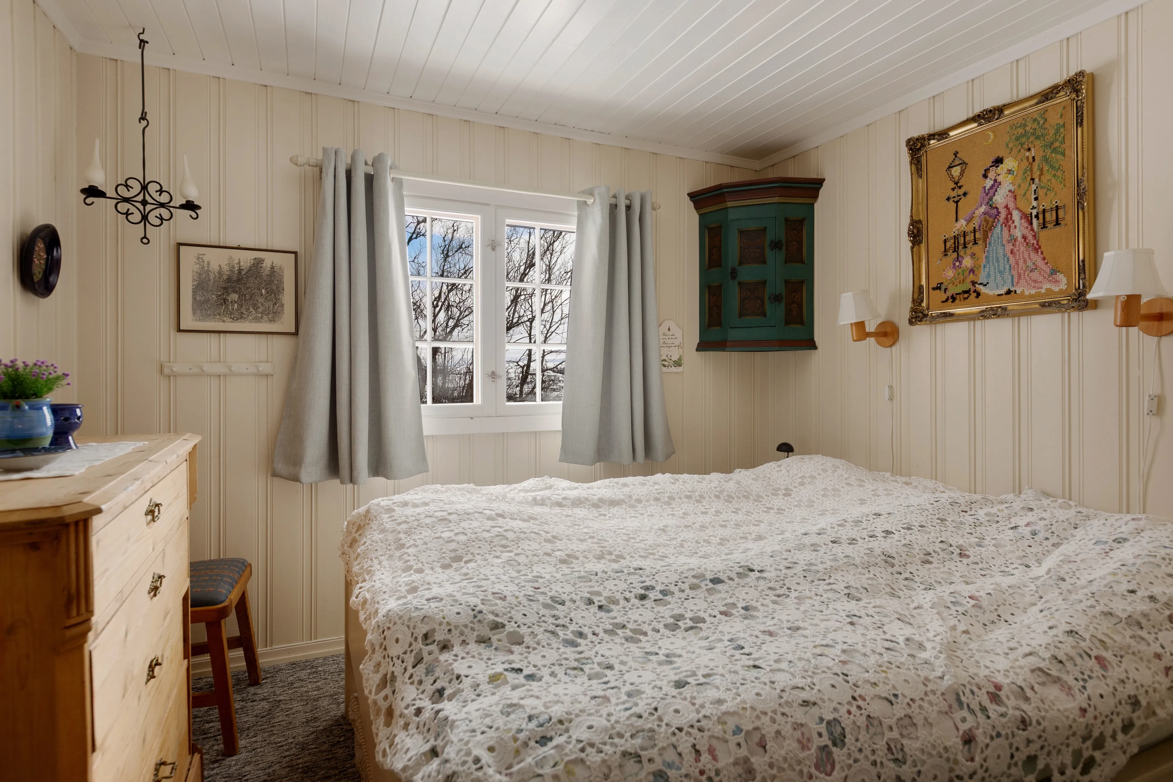 Hytte fra 1960-tallet med hage og terrasse i det naturskjønne Vestre Slidre, Norge - Vis bilde 16 av 24