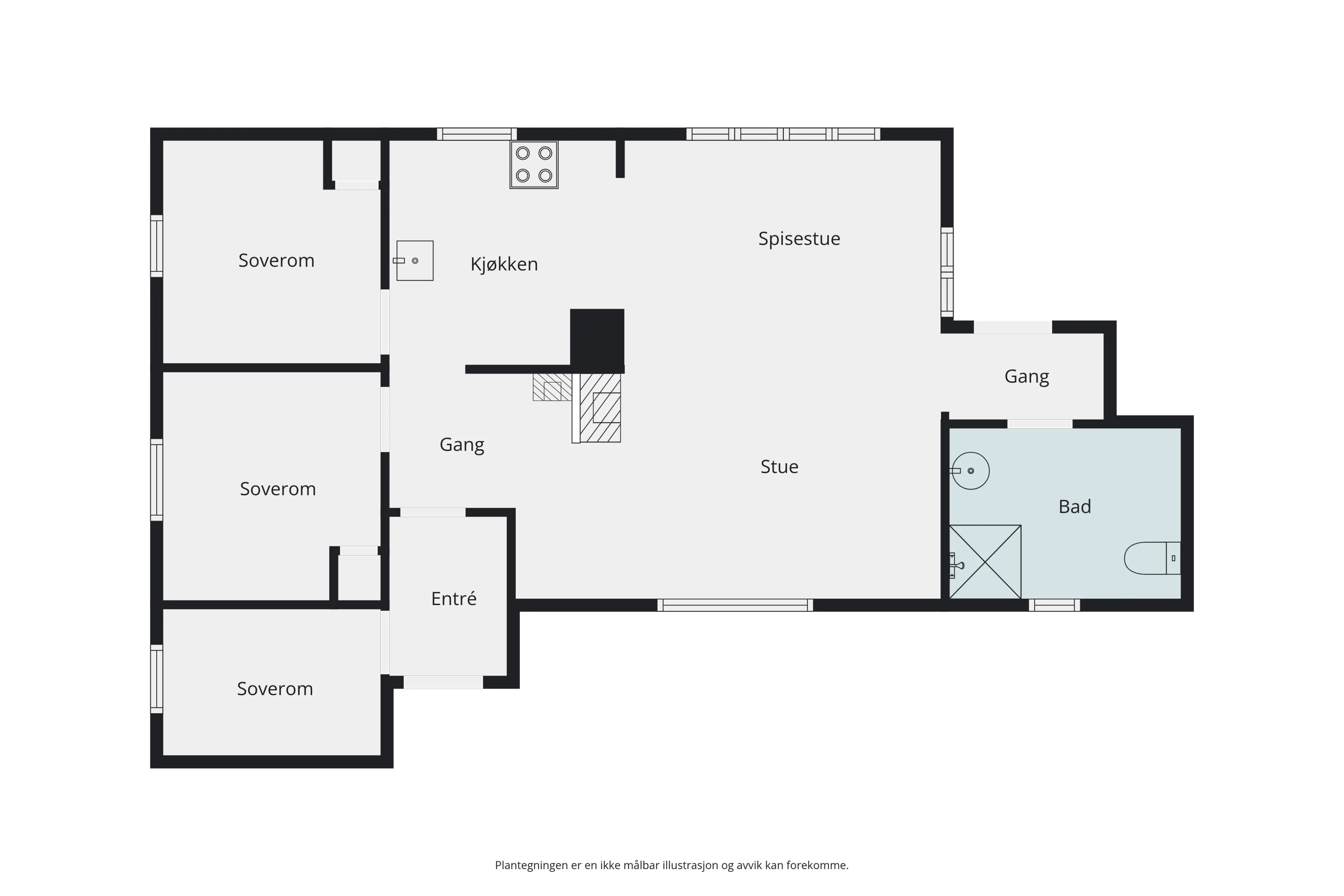 Hytte fra 1960-tallet med hage og terrasse i det naturskjønne Vestre Slidre, Norge - Vis bilde 22 av 24