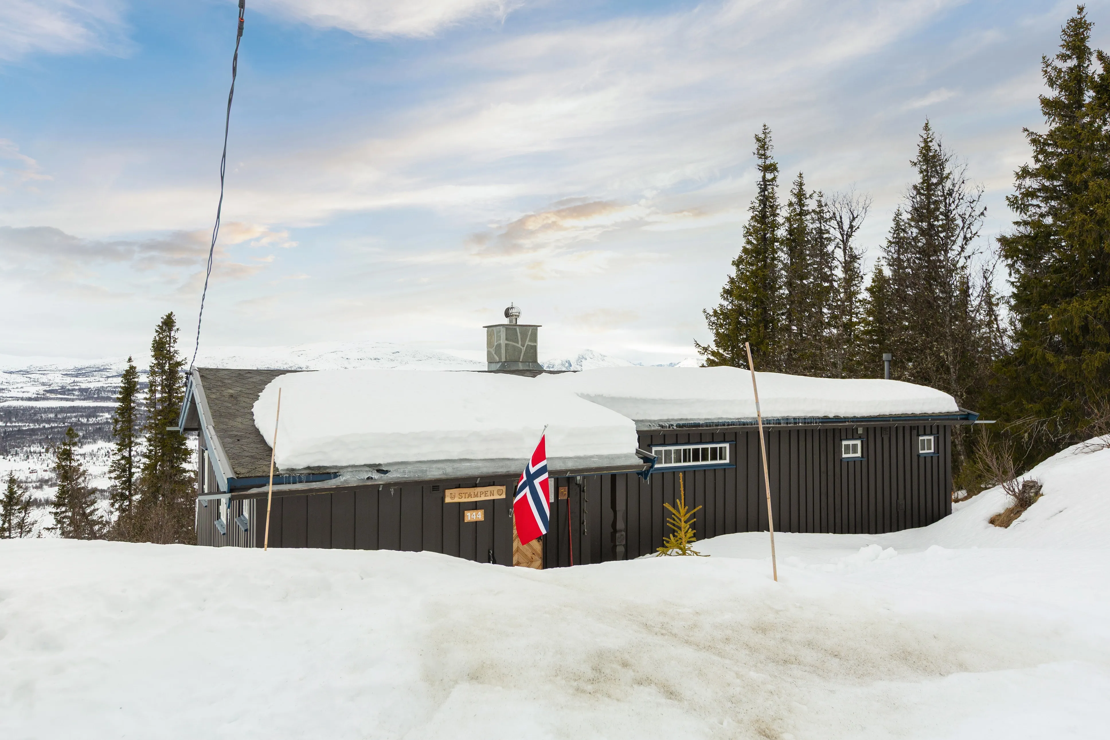 Hytte fra 1960-tallet med hage og terrasse i det naturskjønne Vestre Slidre, Norge - Vis bilde 23 av 24