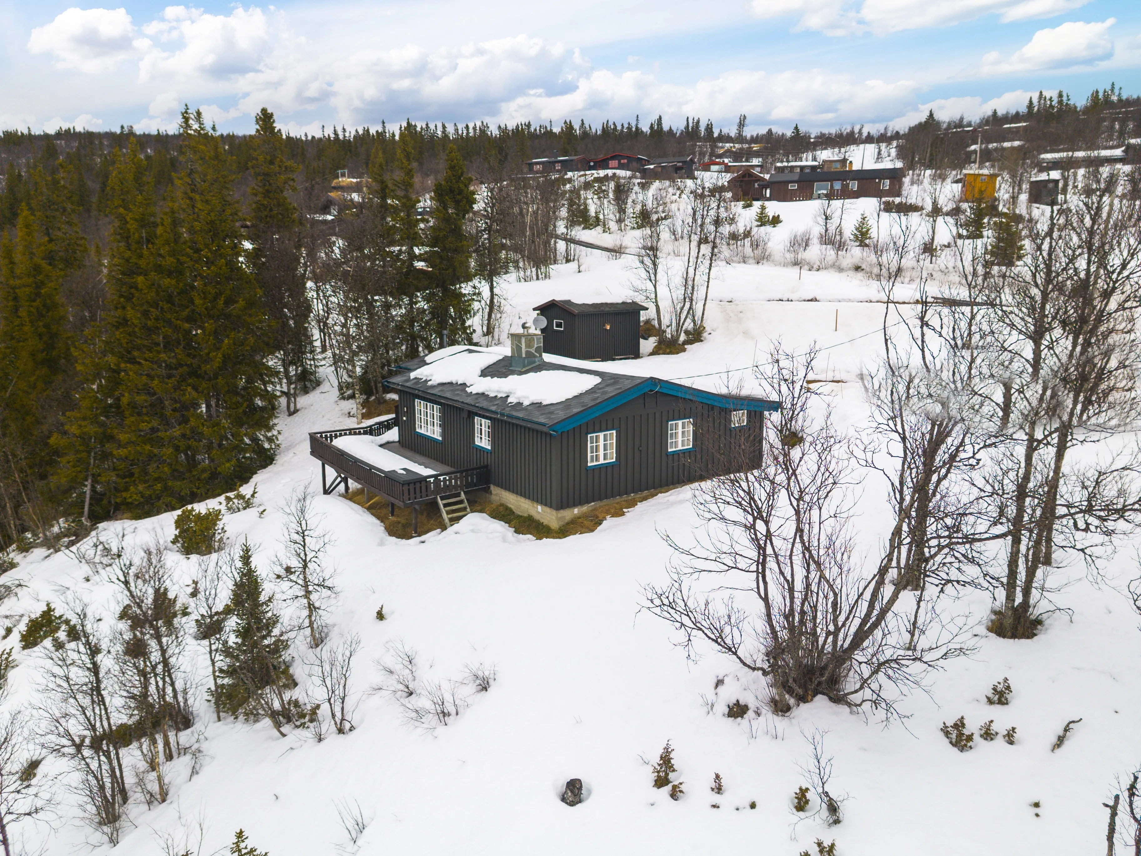 Hytte fra 1960-tallet med hage og terrasse i det naturskjønne Vestre Slidre, Norge - Vis bilde 24 av 24
