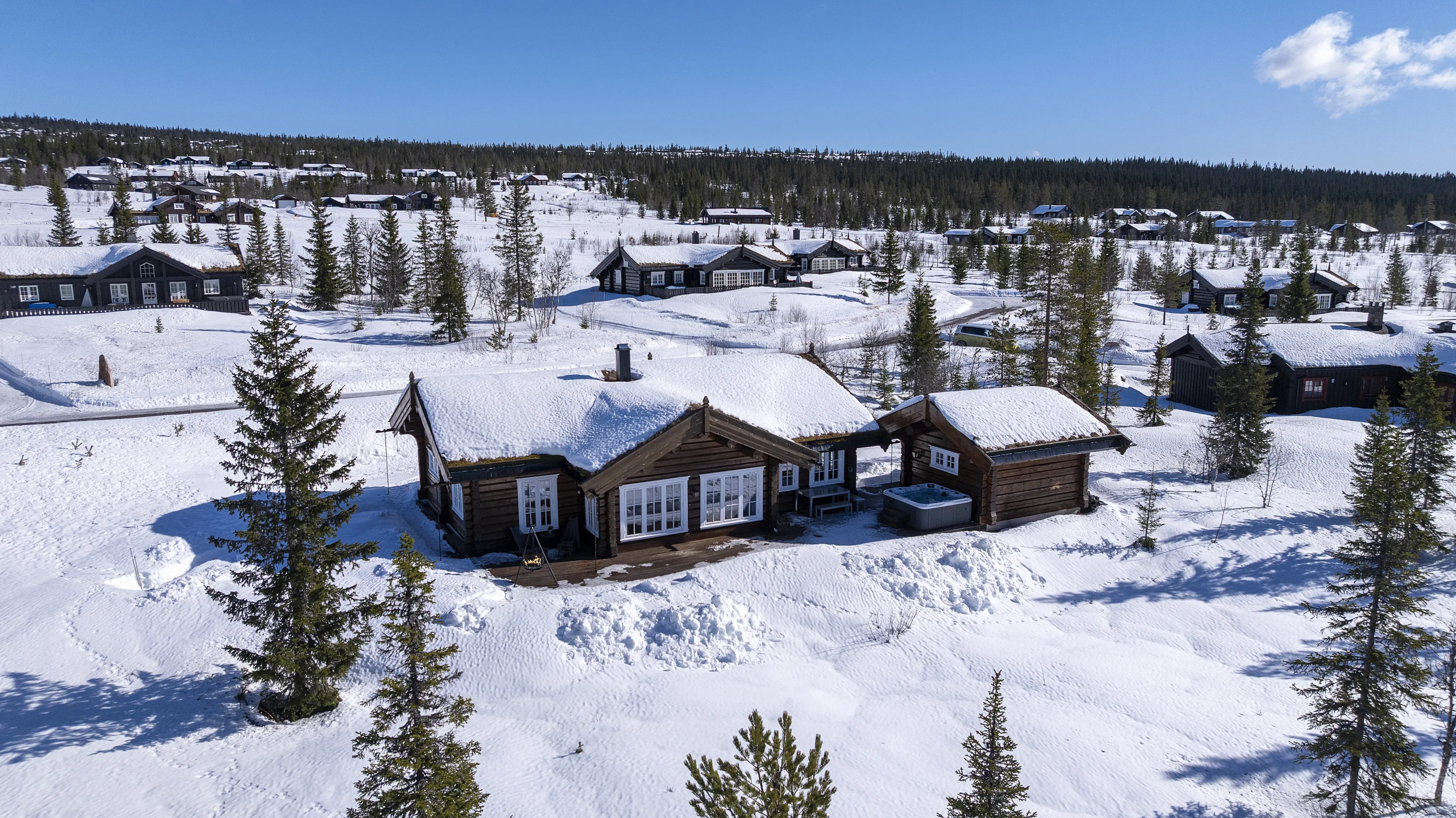 Contemporary 3-Bedroom Cabin with Sauna and Terrace in Trysil, Norway - Image 1
