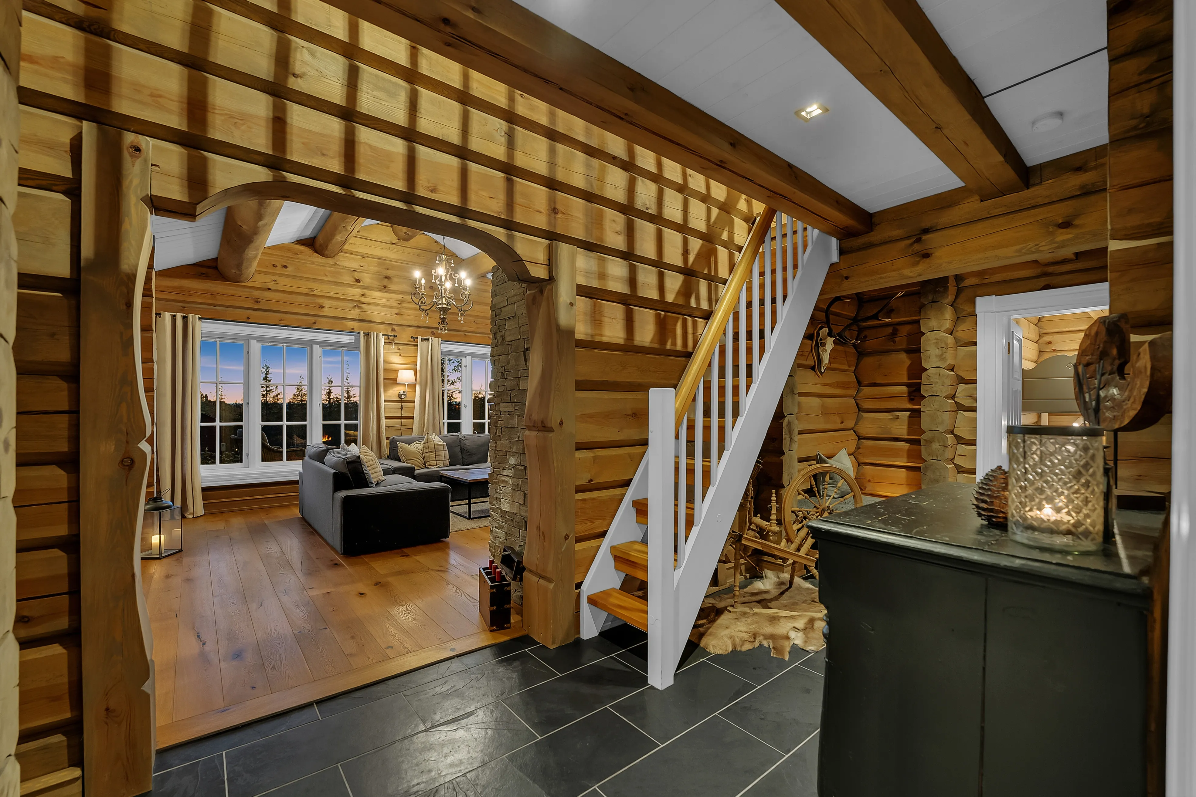 Contemporary 3-Bedroom Cabin with Sauna and Terrace in Trysil, Norway - View image 7 of 32