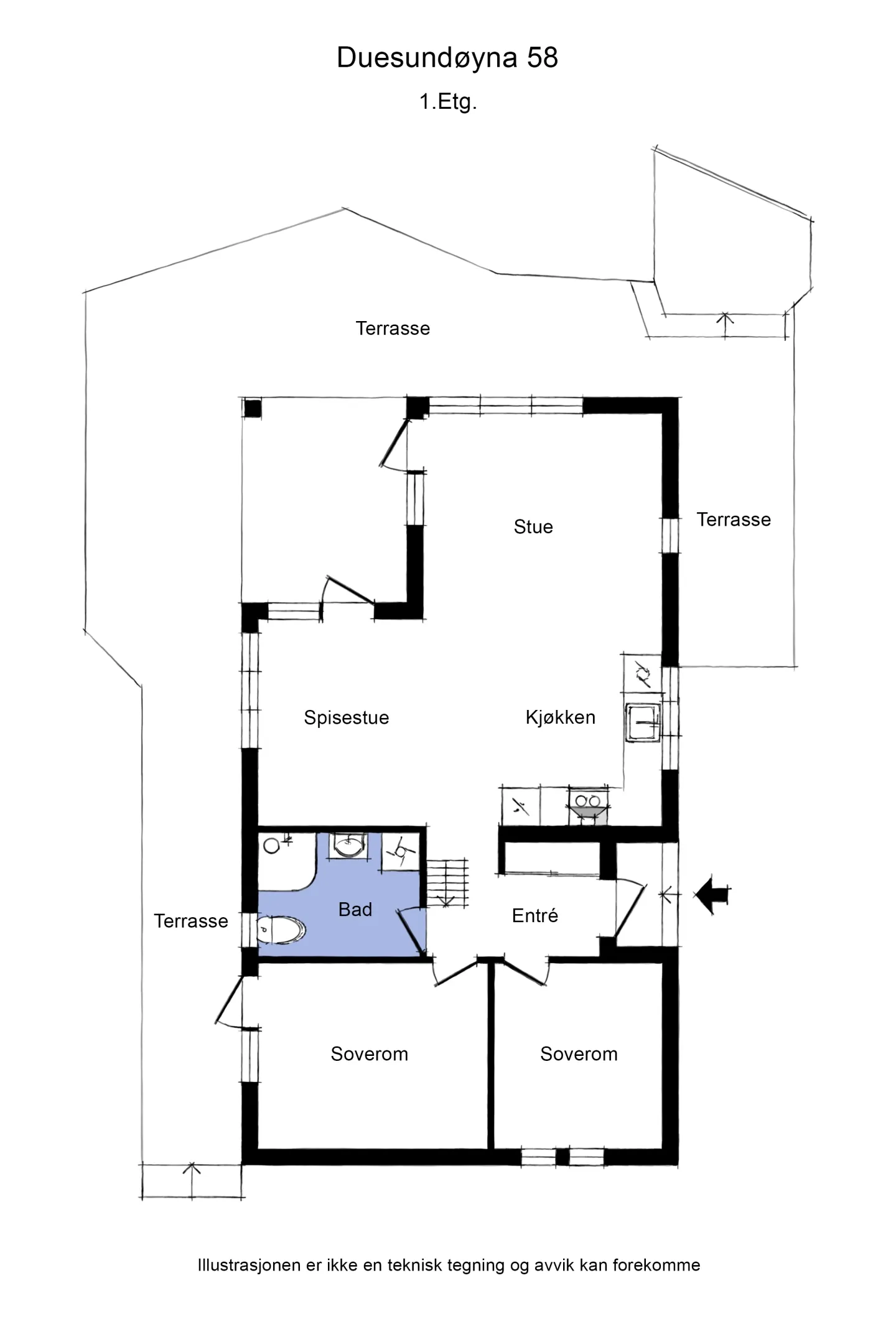 Modernes Landhaus mit zwei Schlafzimmern und großzügigem Balkon in Vestland, Norwegen - Bild 9 von 41 anzeigen