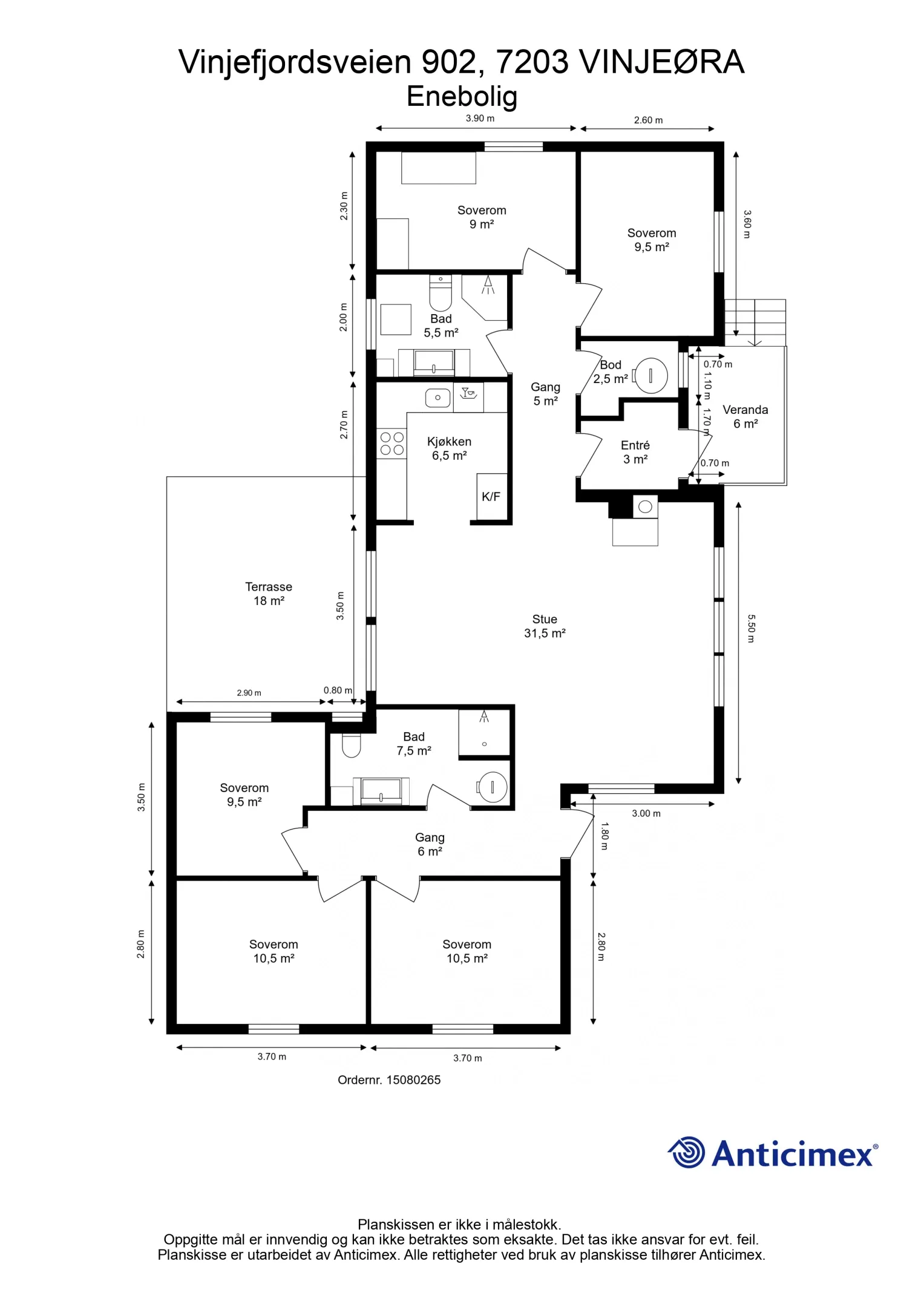 Das Familienhaus Vinjeøra mit Blick auf den Fjord und viel Platz - Image 4