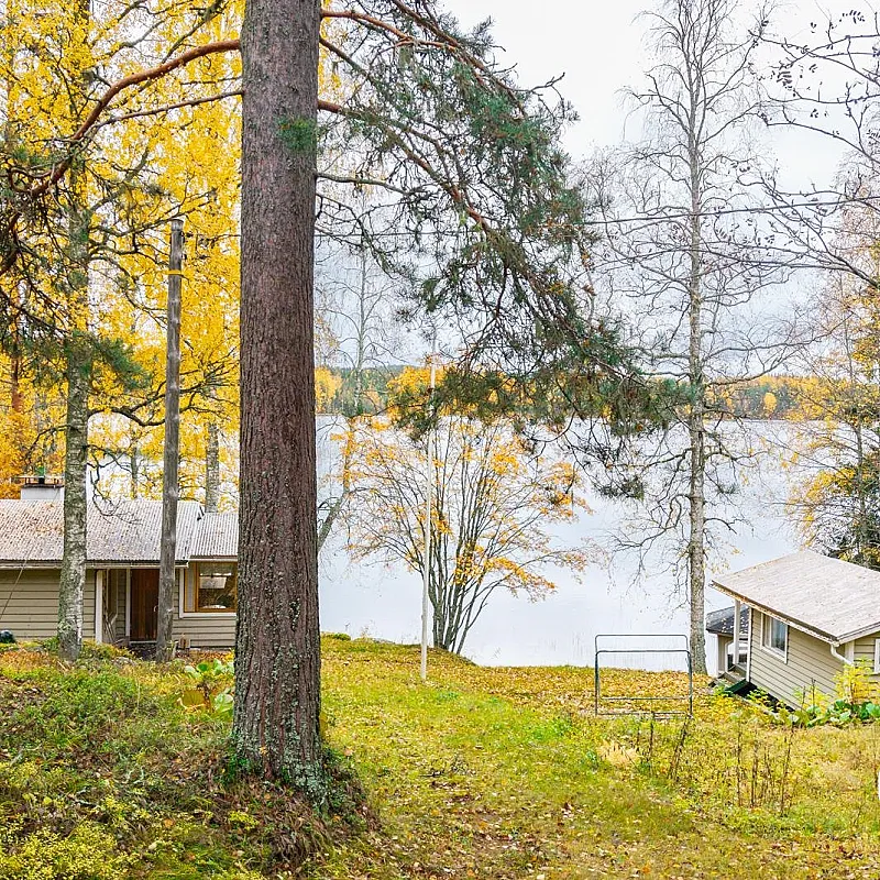 1970s Finnish Retreat in Vehmersalmi with Spacious Grounds