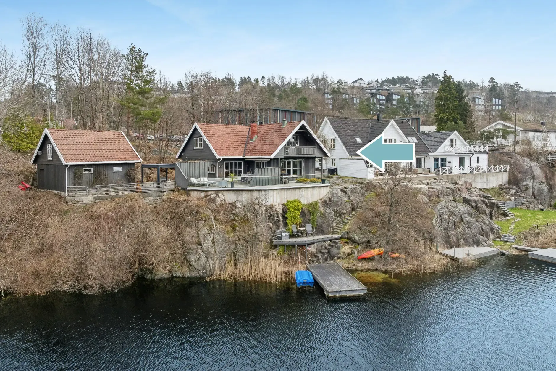 Contemporary Waterfront House in Justvik with Private Shoreline and Garden - Image 2