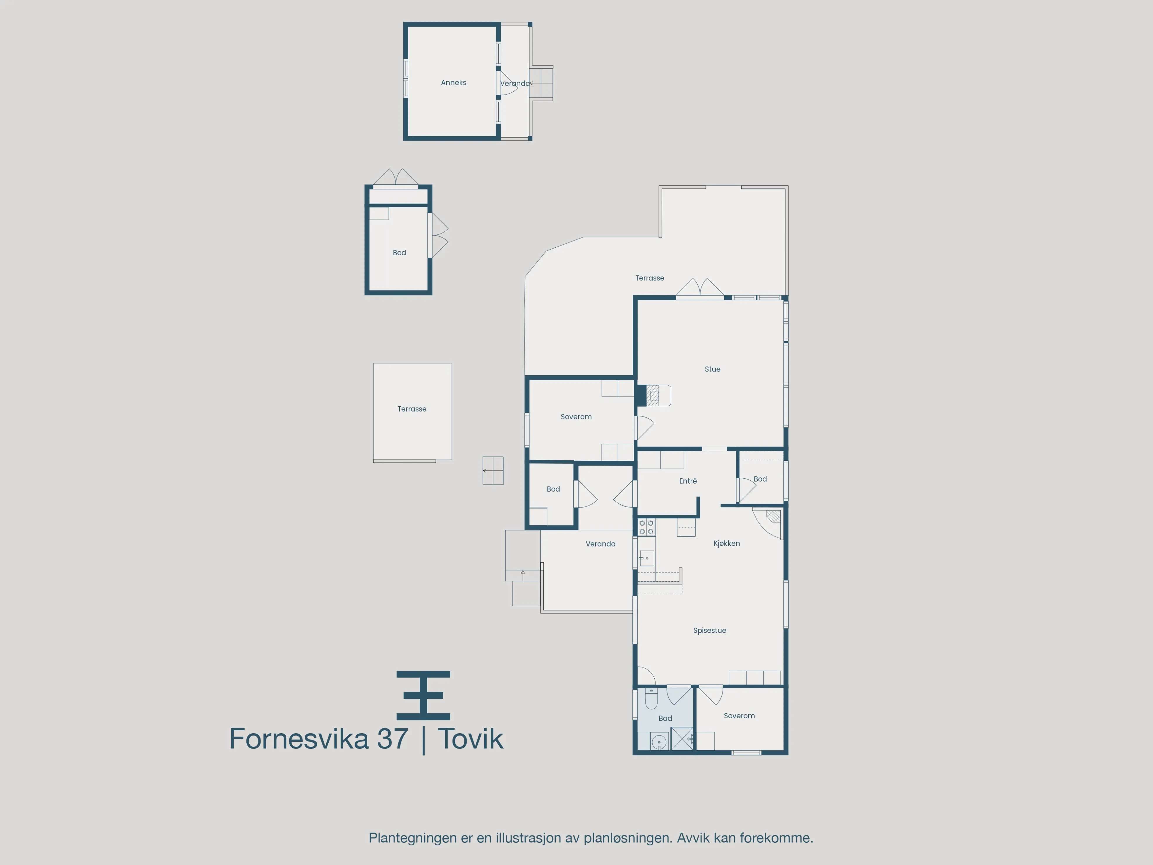 1980s Norwegian House with Terrace and Boat Access in Tovik - View image 49 of 51