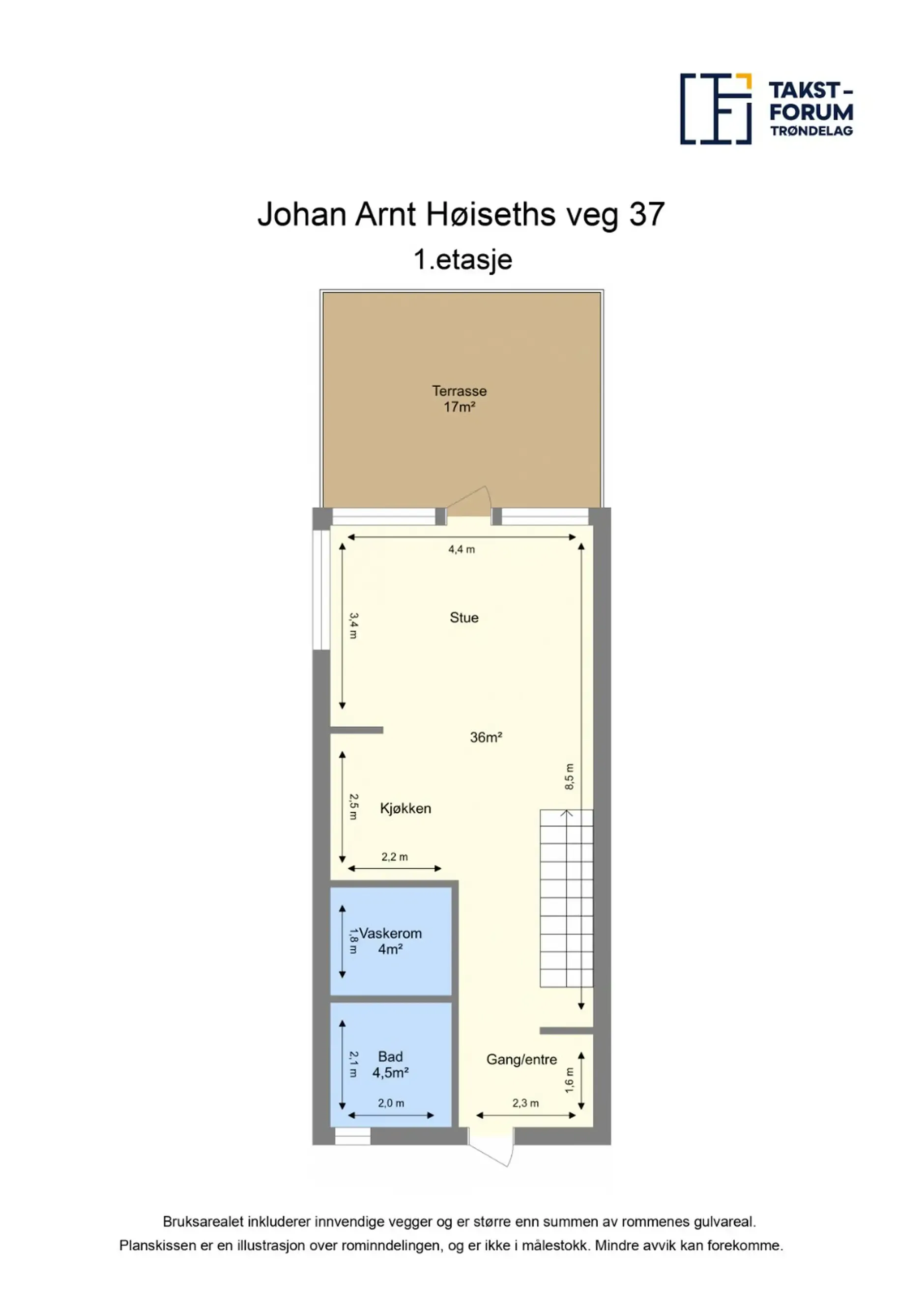 Contemporary 3-Bedroom Townhouse with Expansive Grounds in Heimdal - View image 30 of 30