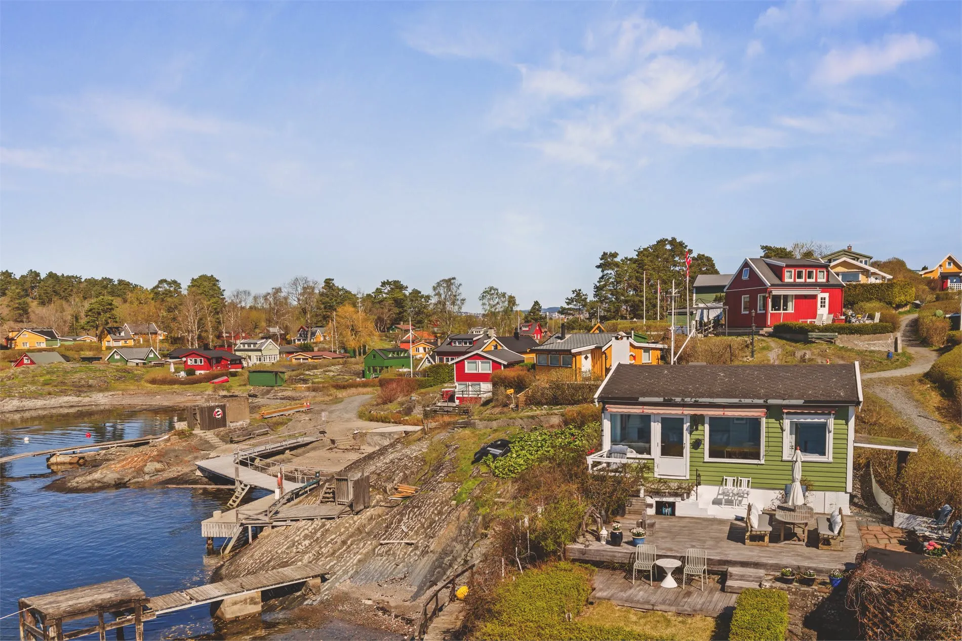 Cabaña de dos dormitorios de los años 30 con vistas al mar en Lindøya, Oslo - Ver imagen 13 de 50