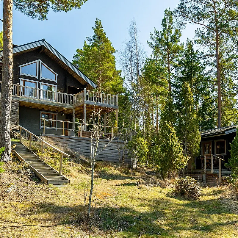Contemporary 2-Bedroom Cabin with Expansive Grounds in Velkua, Finland