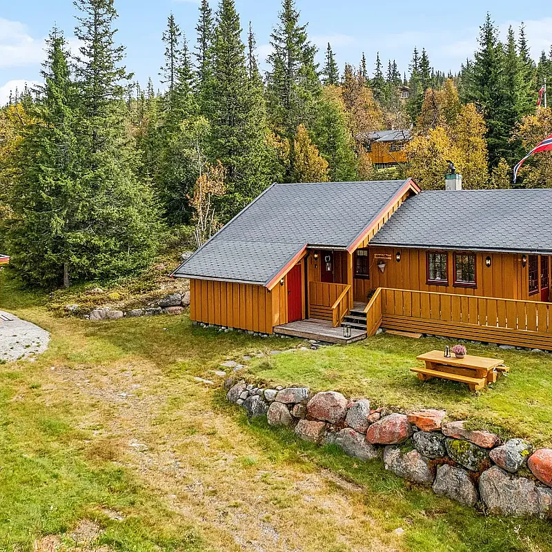 Modern 3-Bedroom Country House with Expansive Garden in Eggedal, Norway
