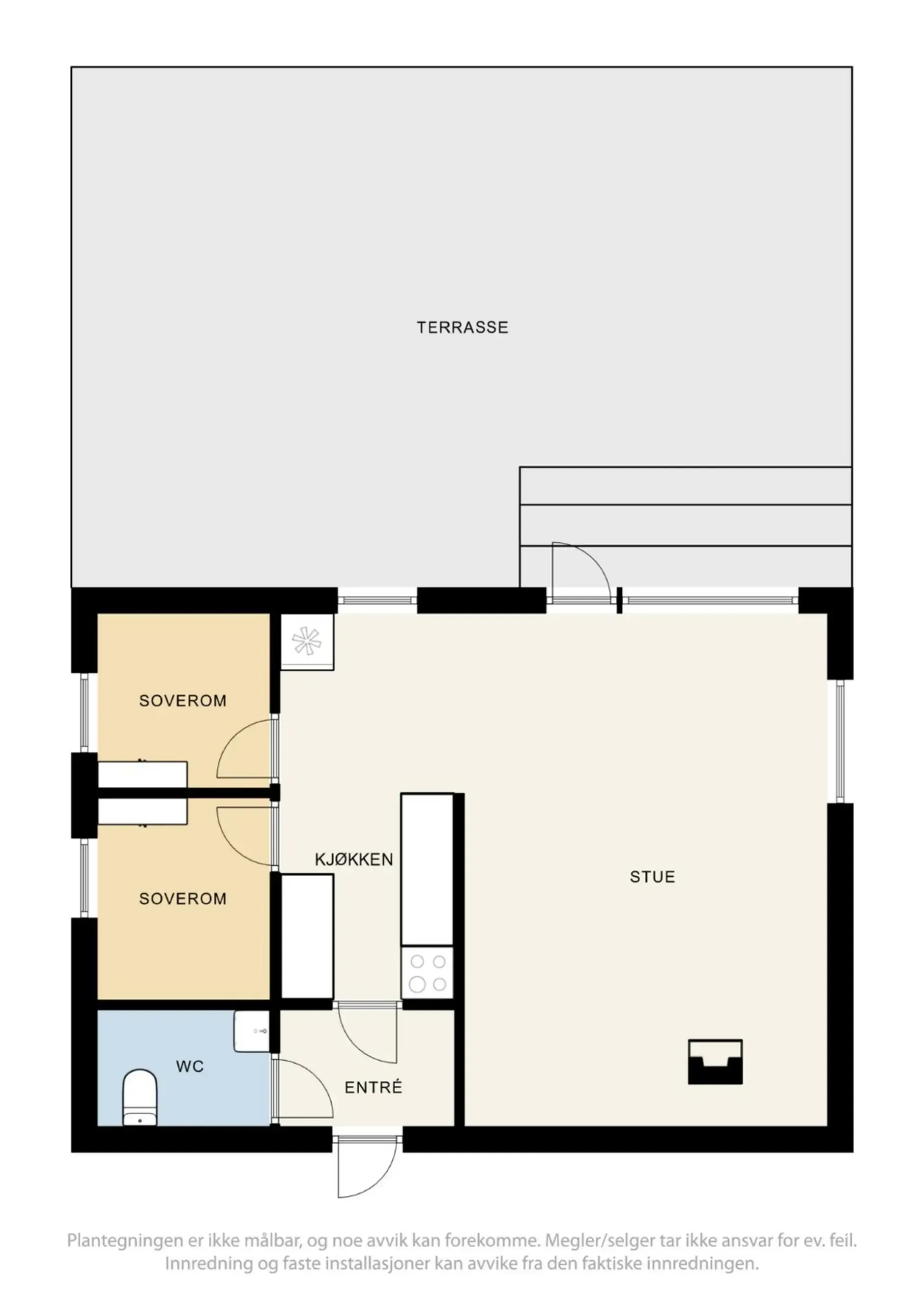 1970s Country House in Skiptvet: 2-Bedroom Retreat with Expansive Terrace - View image 28 of 28