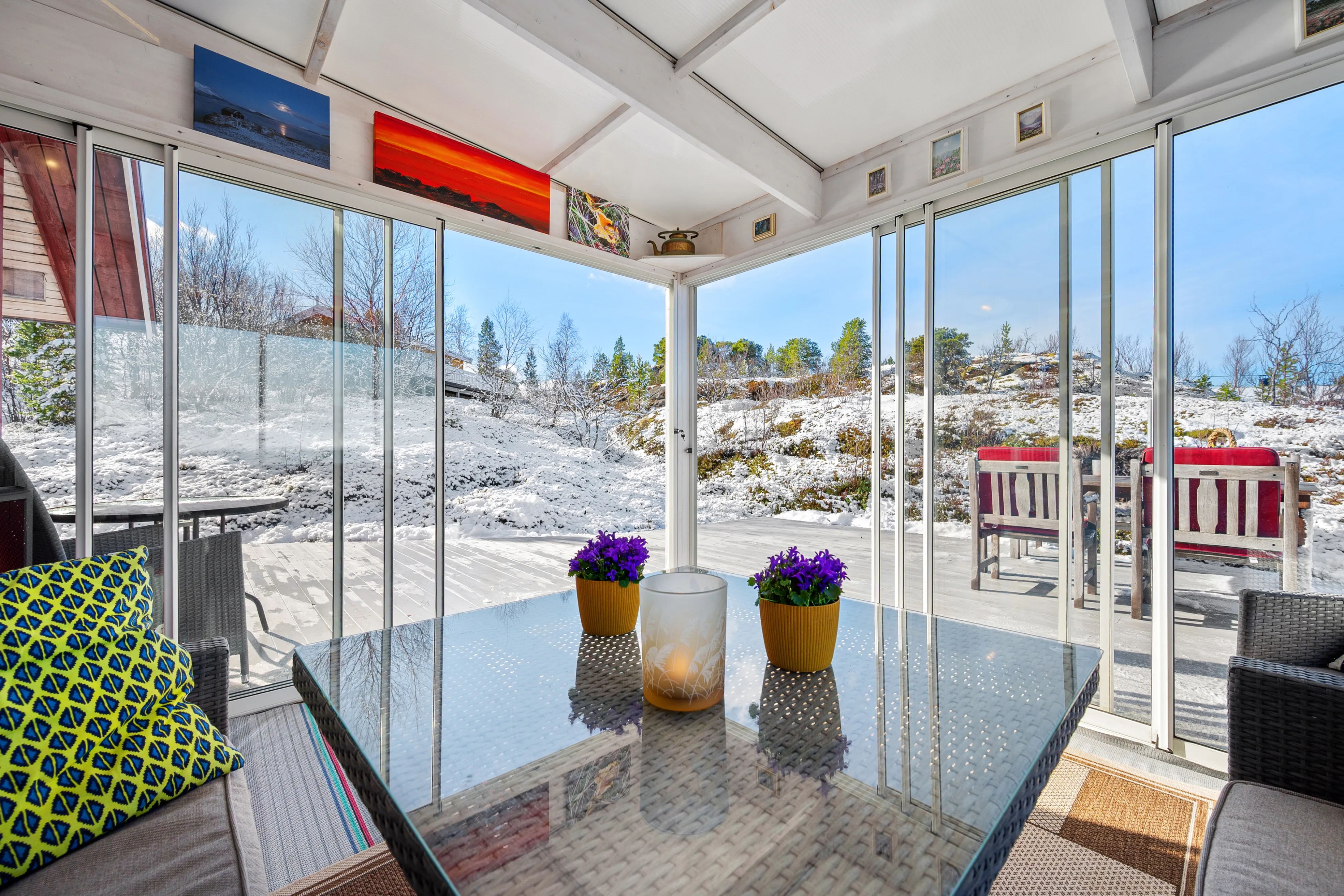 Scenic 3-Bedroom Cabin with Expansive Terrace in Tovik, Norway - View image 29 of 43